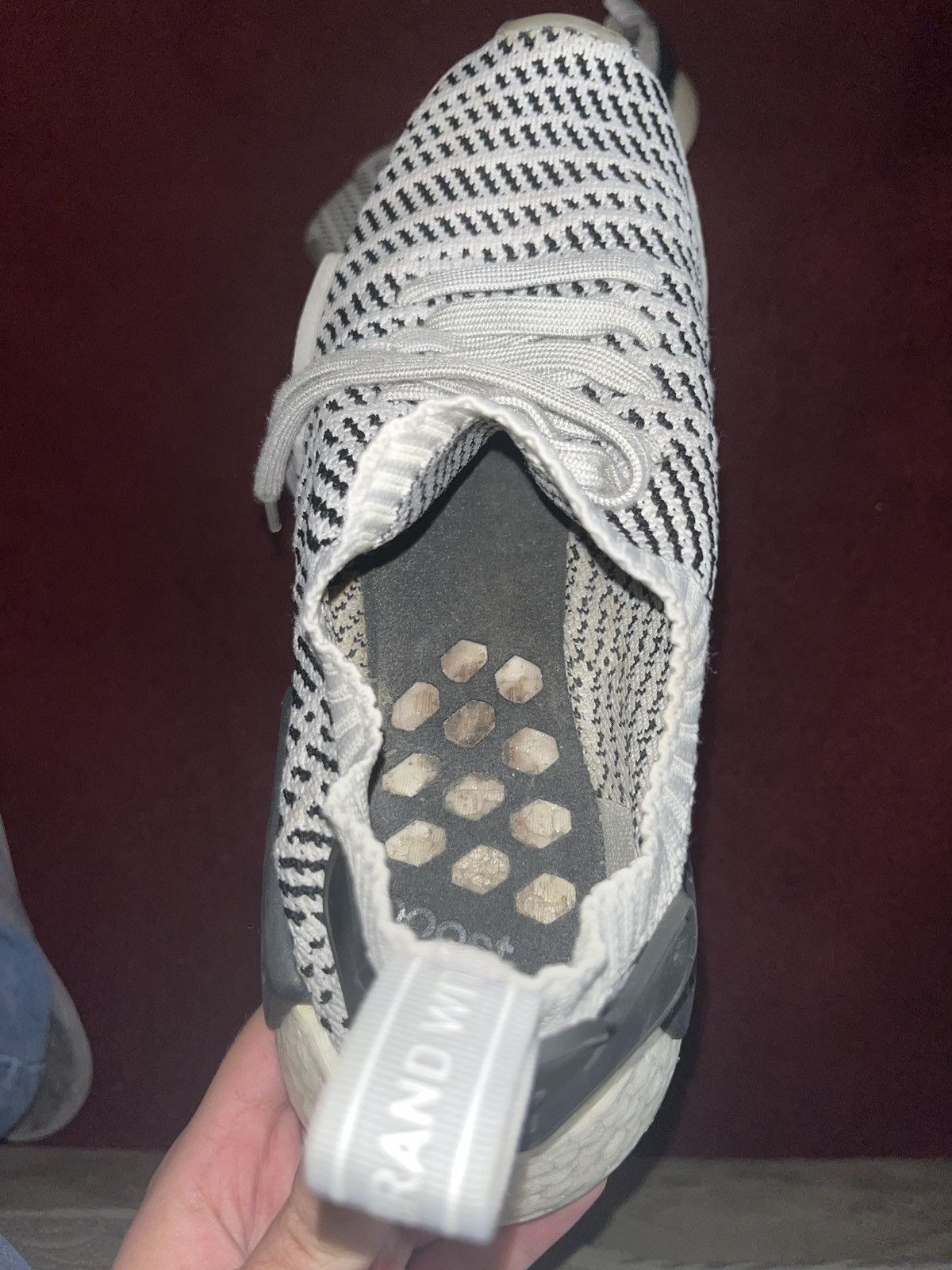 Adidas Adidas NMD Grey Primeknit Size US 9.5 / EU 42-43 - 5 Thumbnail
