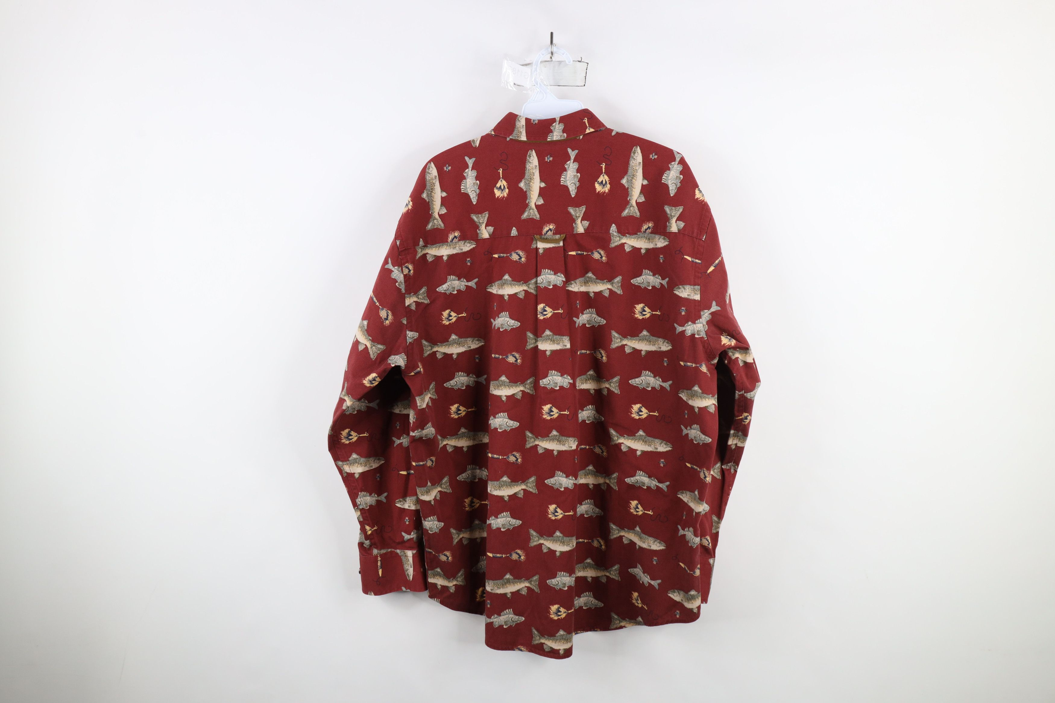 Vintage Vintage 90s Streetwear Nature Over Print Button Down Shirt Size US L / EU 52-54 / 3 - 10 Thumbnail