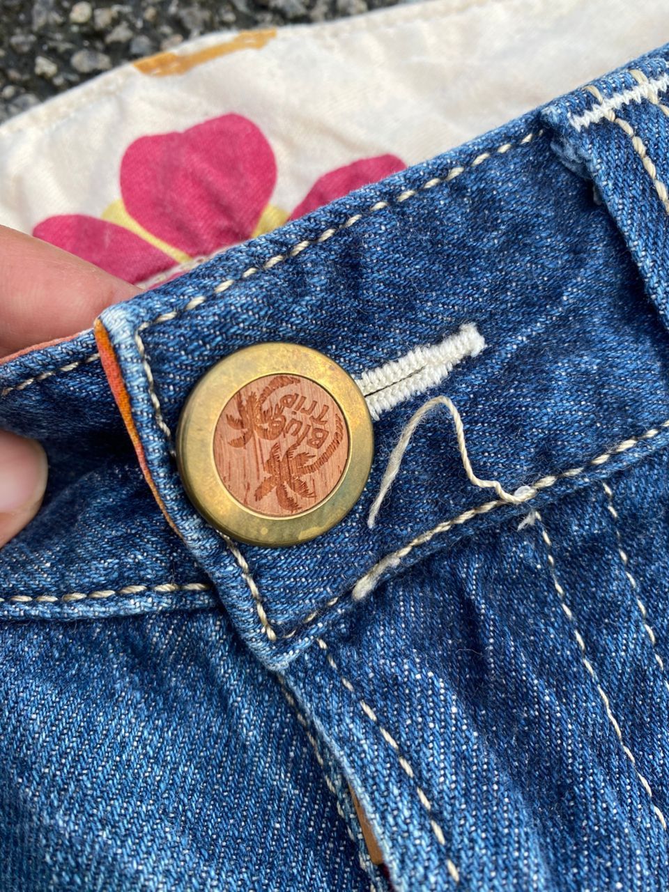 Edwin 💥FLARE 💥VINTAGE EDWIN BLUE TRIP DISTRESSED DENIM Size US 34 / EU 50 - 10 Thumbnail