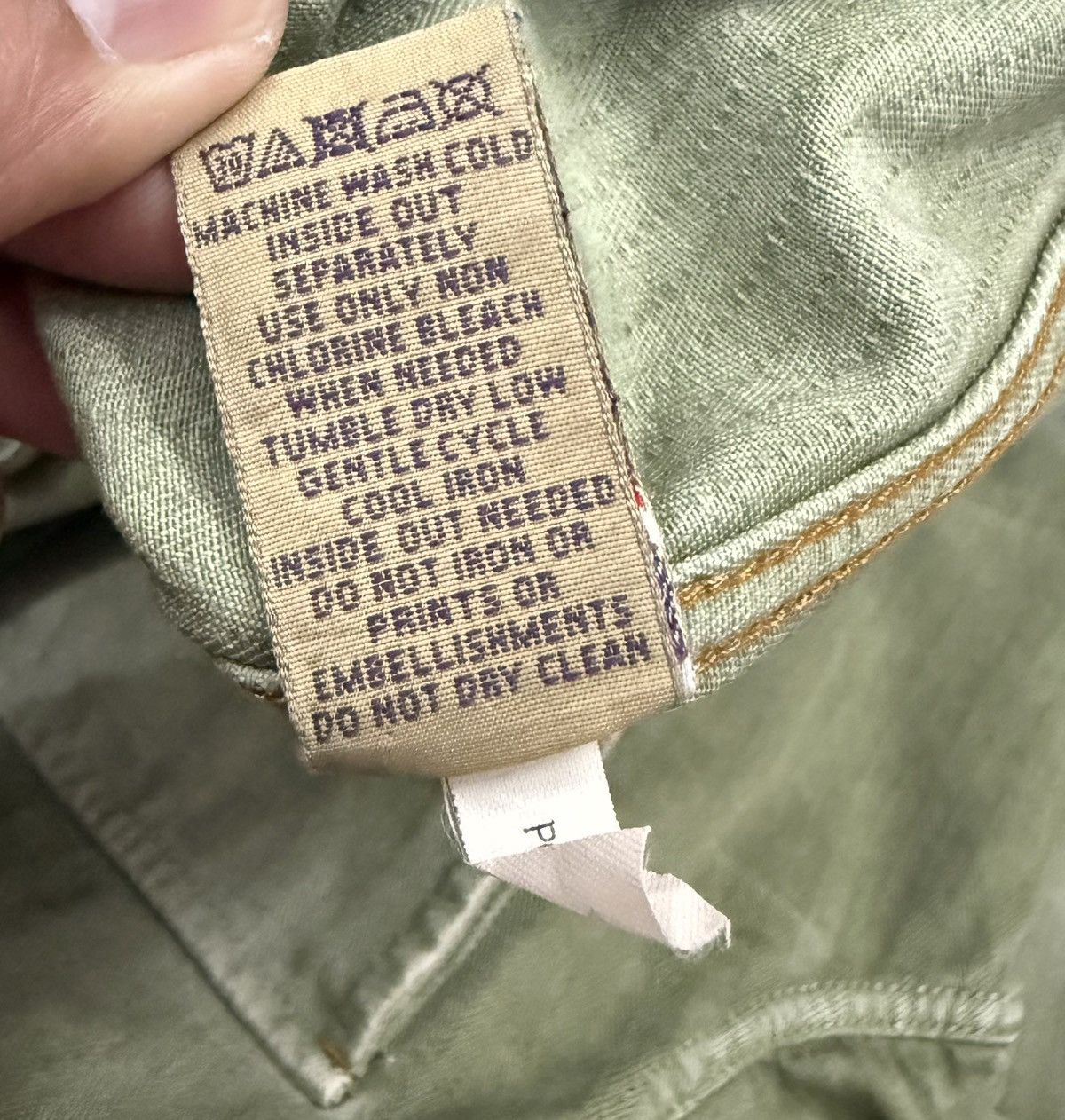 Prps PRPS Washed Western Pearl Snap Button Size US XL / EU 56 / 4 - 8 Thumbnail