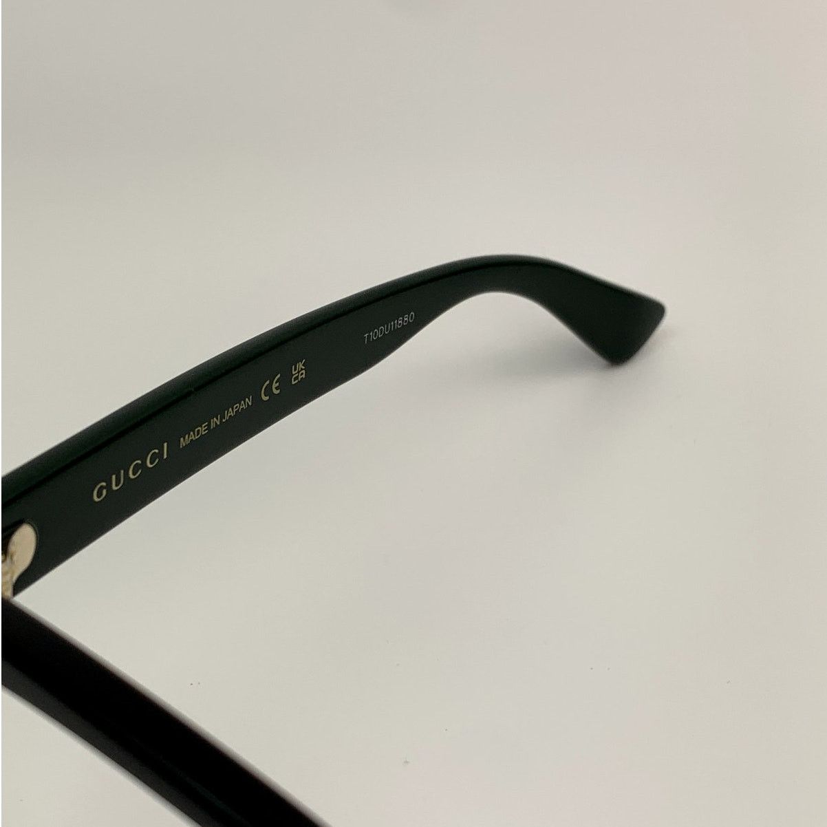 Gucci NEW Gucci Eyeglasses GG0038ON 011 Black Green Transperent Size ONE SIZE - 6 Thumbnail