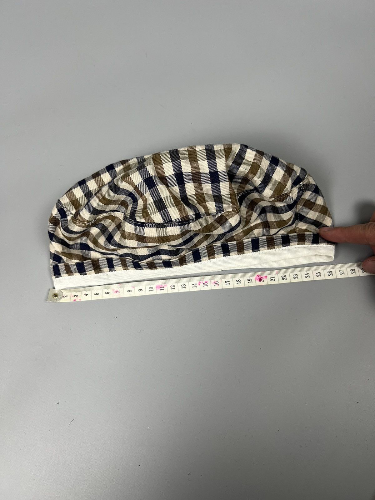 Aquascutum Aquascutum Beret / headdress in a branded checkered pattern Size ONE SIZE - 10 Thumbnail
