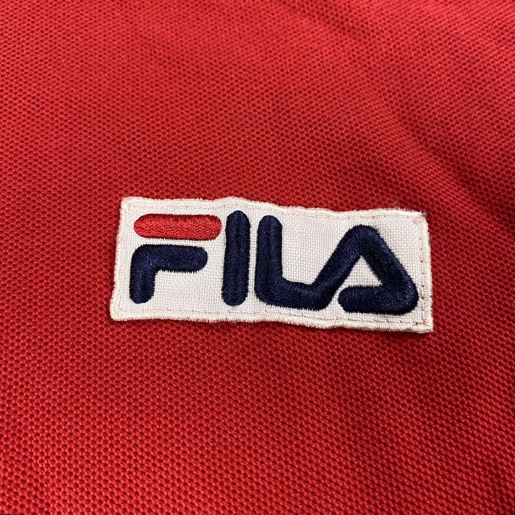 Fila VINTAGE FILA 90s RED POLO SHIRT MENS 2XL COLLARED LOGO HIP HOP Size US XXL / EU 58 / 5 - 4 Thumbnail