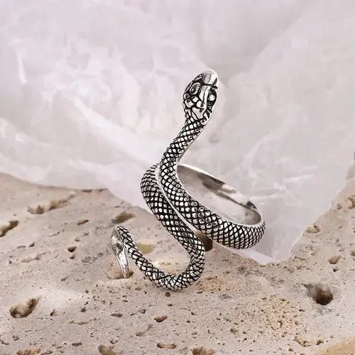 Other Sterling Silver Snake Rings Size ONE SIZE - 4 Thumbnail