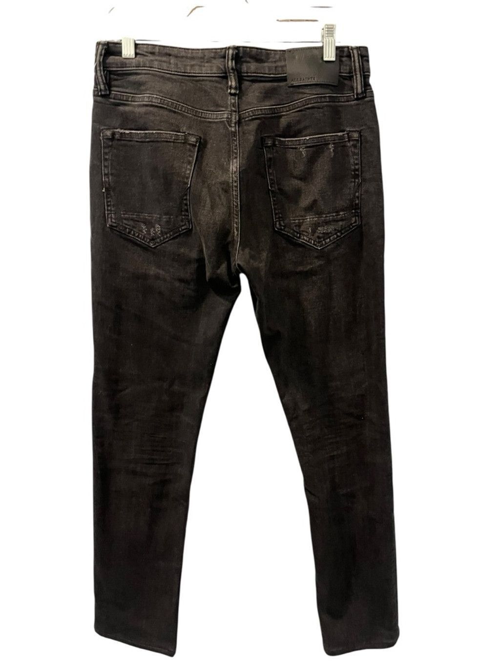 Allsaints AllSaints Rex Button Fly Black Jeans Men's Size 30x29 Size US 30 / EU 46 - 9 Thumbnail