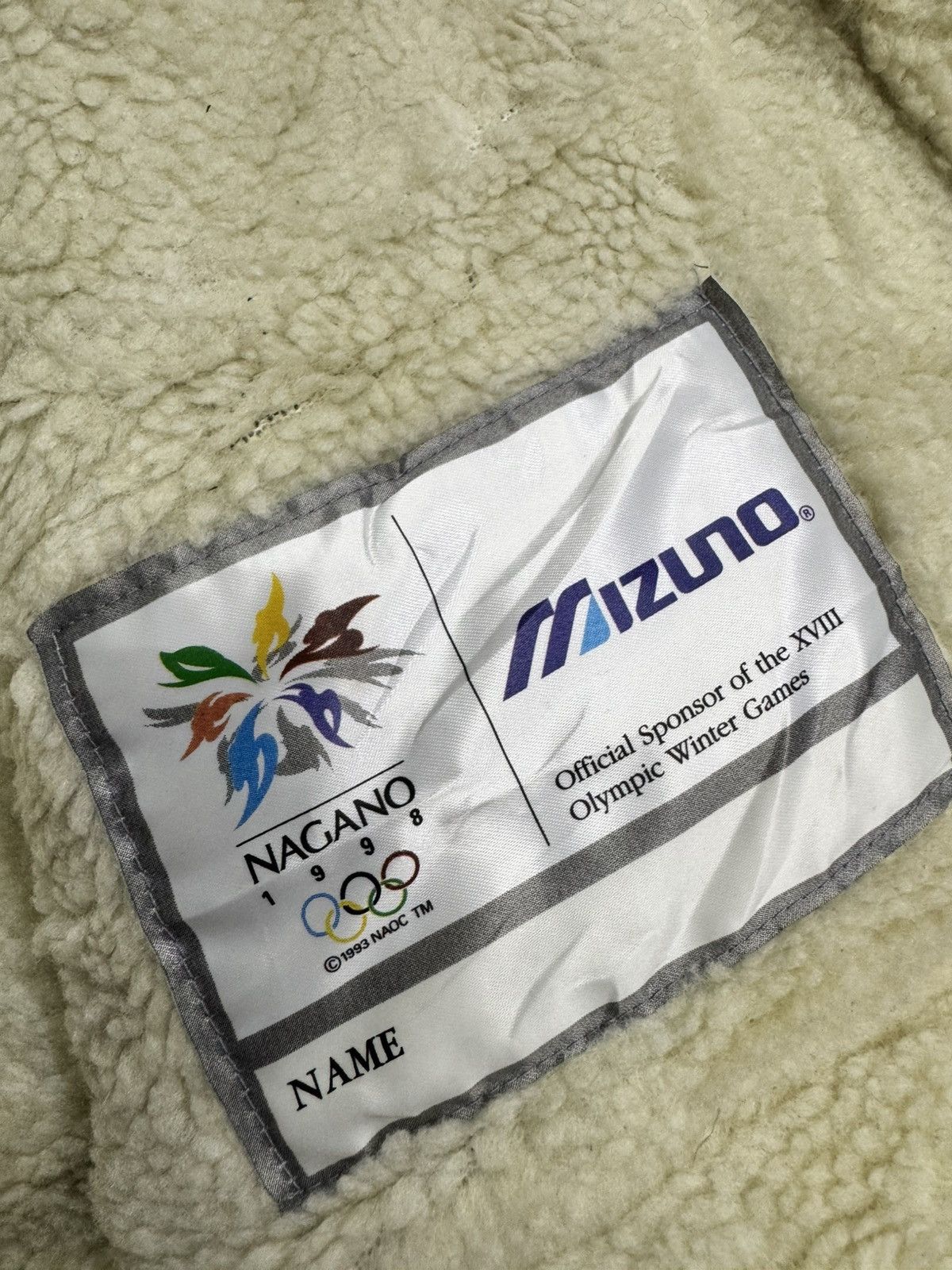 Mizuno VINTAGE 1998 MIZUNO OLYMPIC NAGANO SHEARLING WINTER JACKET Size US M / EU 48-50 / 2 - 7 Thumbnail