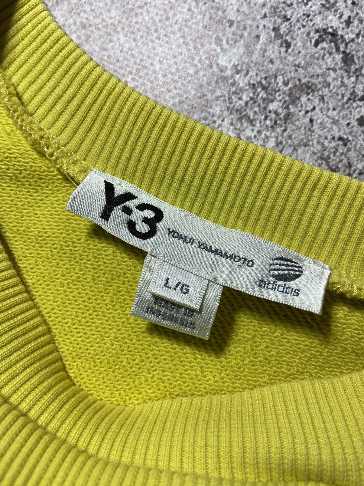 💥Y-3 Adidas & Yohji Jamamoto yellow rare sweatshirt‼️