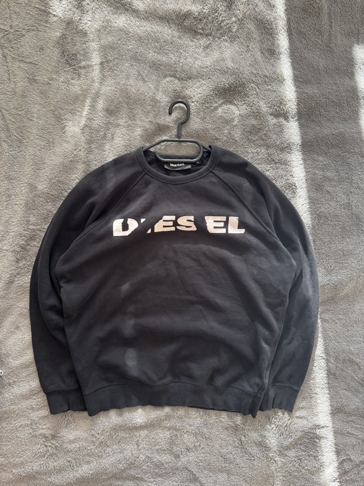 Diesel Diesel Distressed Big Logo Crewneck Size US S / EU 44-46 / 1 - 2 Thumbnail