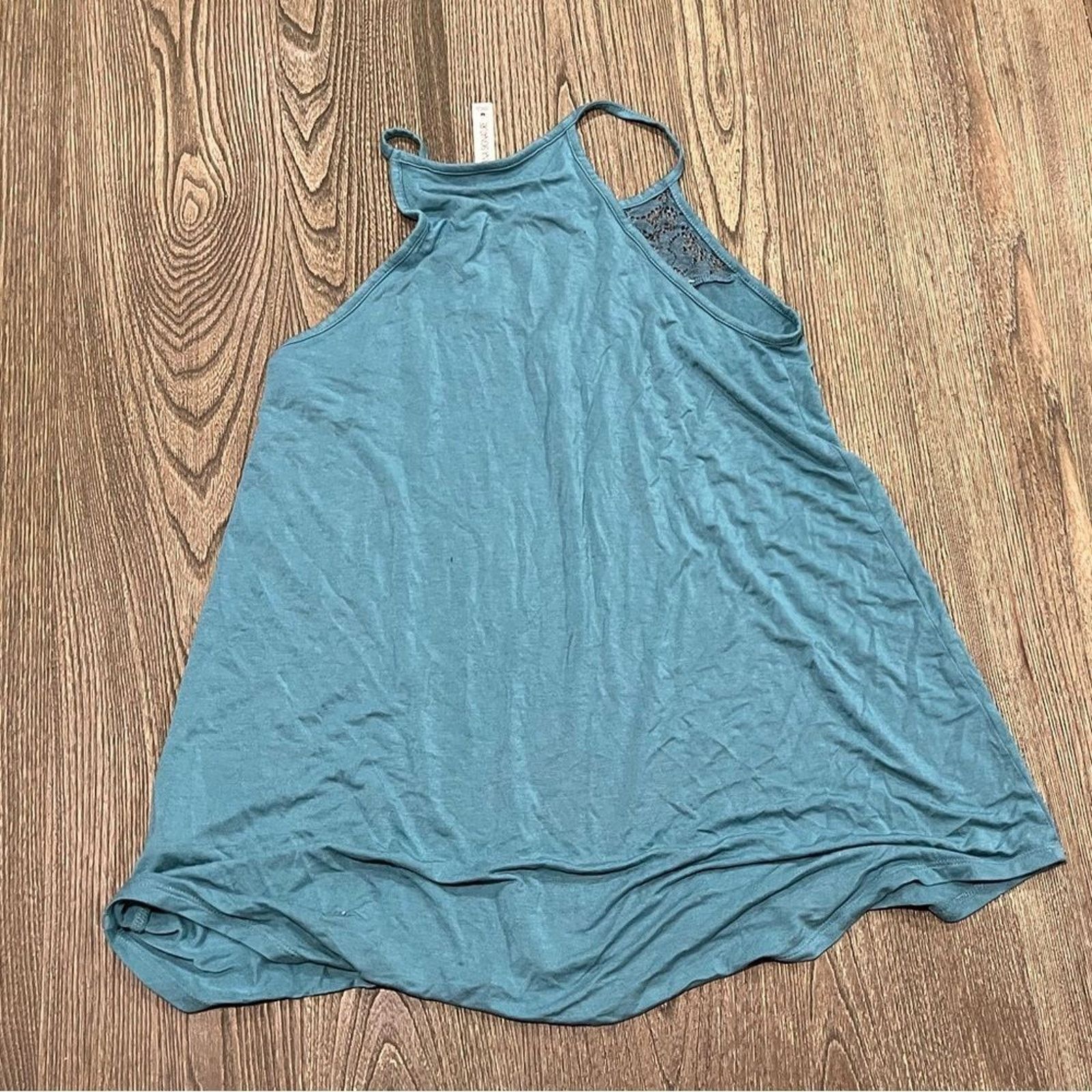 Vintage Zenana Signature Halter Tank Top Lace Front Sleeveless M Size M / US 6-8 / IT 42-44 - 5 Thumbnail