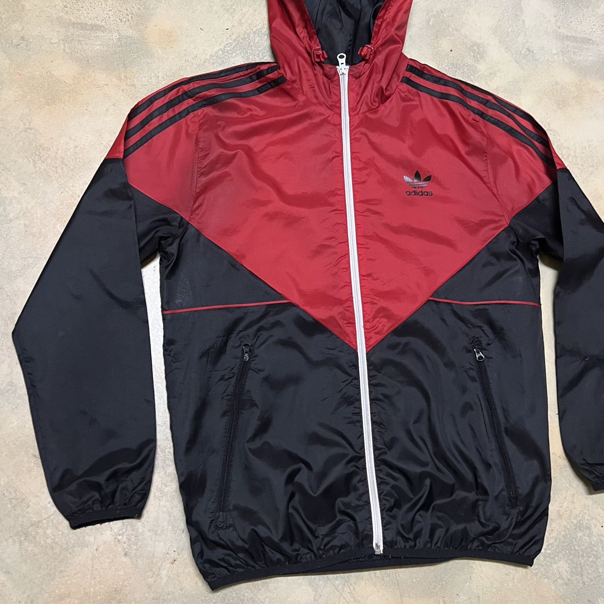 Adidas Adidas Zipper Hoodie Light Jacket Windbreaker Size US M / EU 48-50 / 2 - 4 Thumbnail