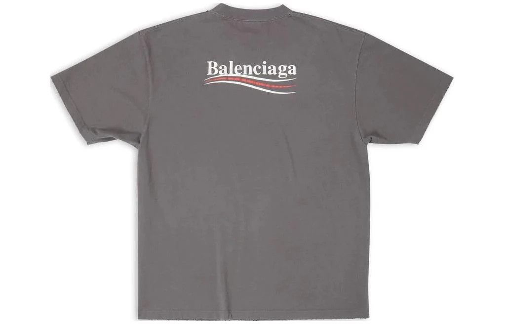 Balenciaga o1la1rc1a0226 Political Campaign T-Shirt Large Fit In Grey Size US XS / EU 42 / 0 - 2 Thumbnail