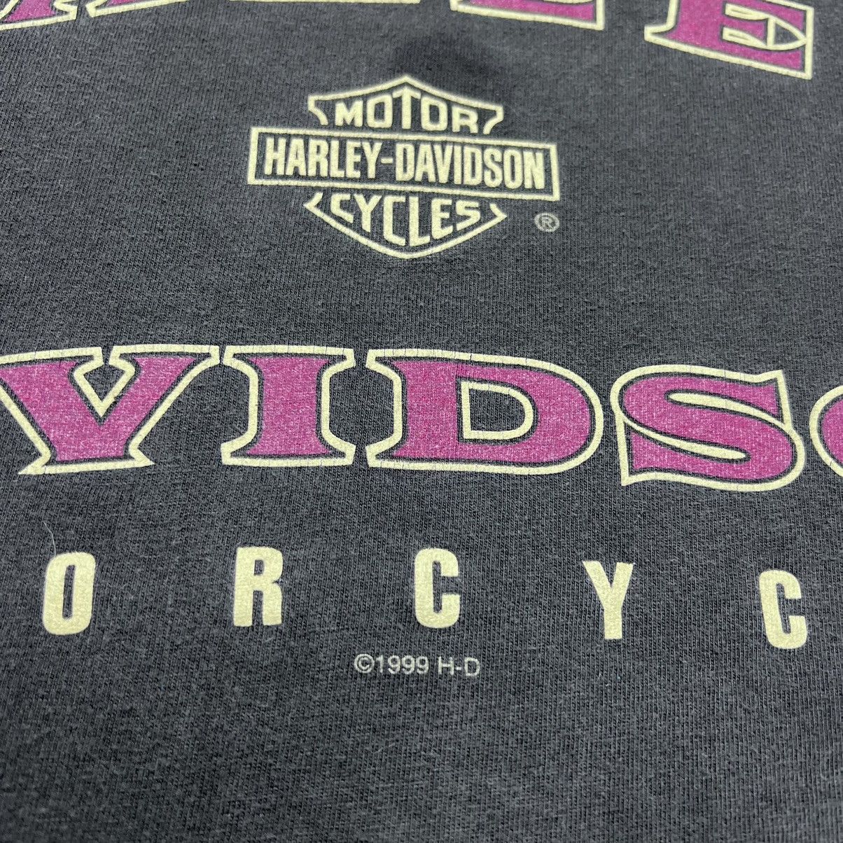 Harley Davidson × Vintage 1999 Harley Davidson Motorcycles 3D Spell Out Graphic Tee Size US XXL / EU 58 / 5 - 14 Thumbnail