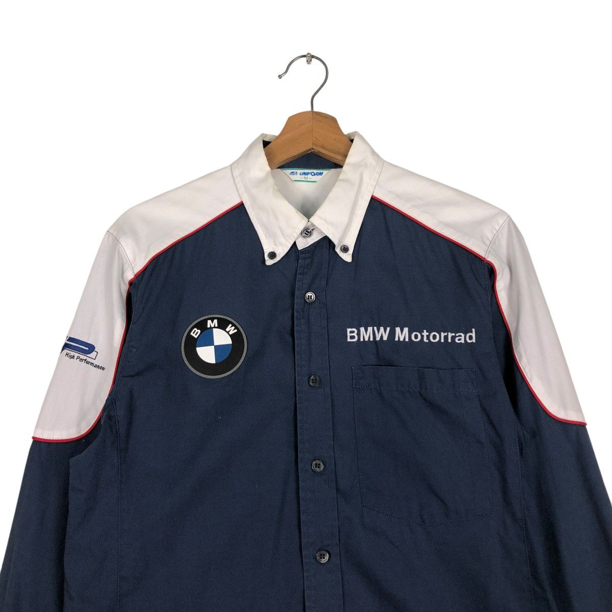 Japanese Brand 🔥VINTAGE WORK SHIRT RACING JACKET BMW MOTORRAD BIG LOGO Size US M / EU 48-50 / 2 - 3 Thumbnail