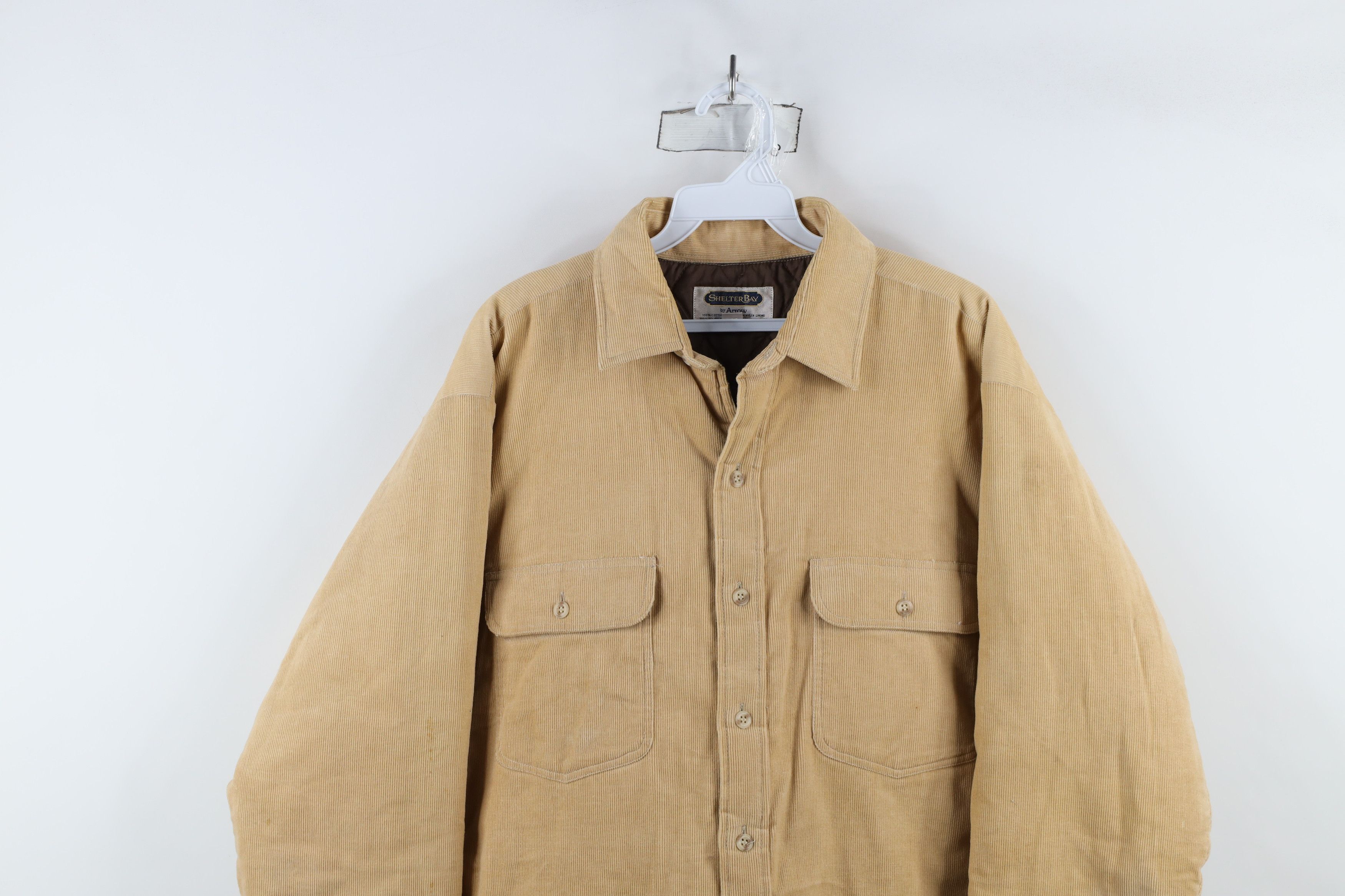 Vintage Vintage 70s Streetwear Corduroy Shirt Jacket Jac Shirt Size US L / EU 52-54 / 3 - 2 Thumbnail