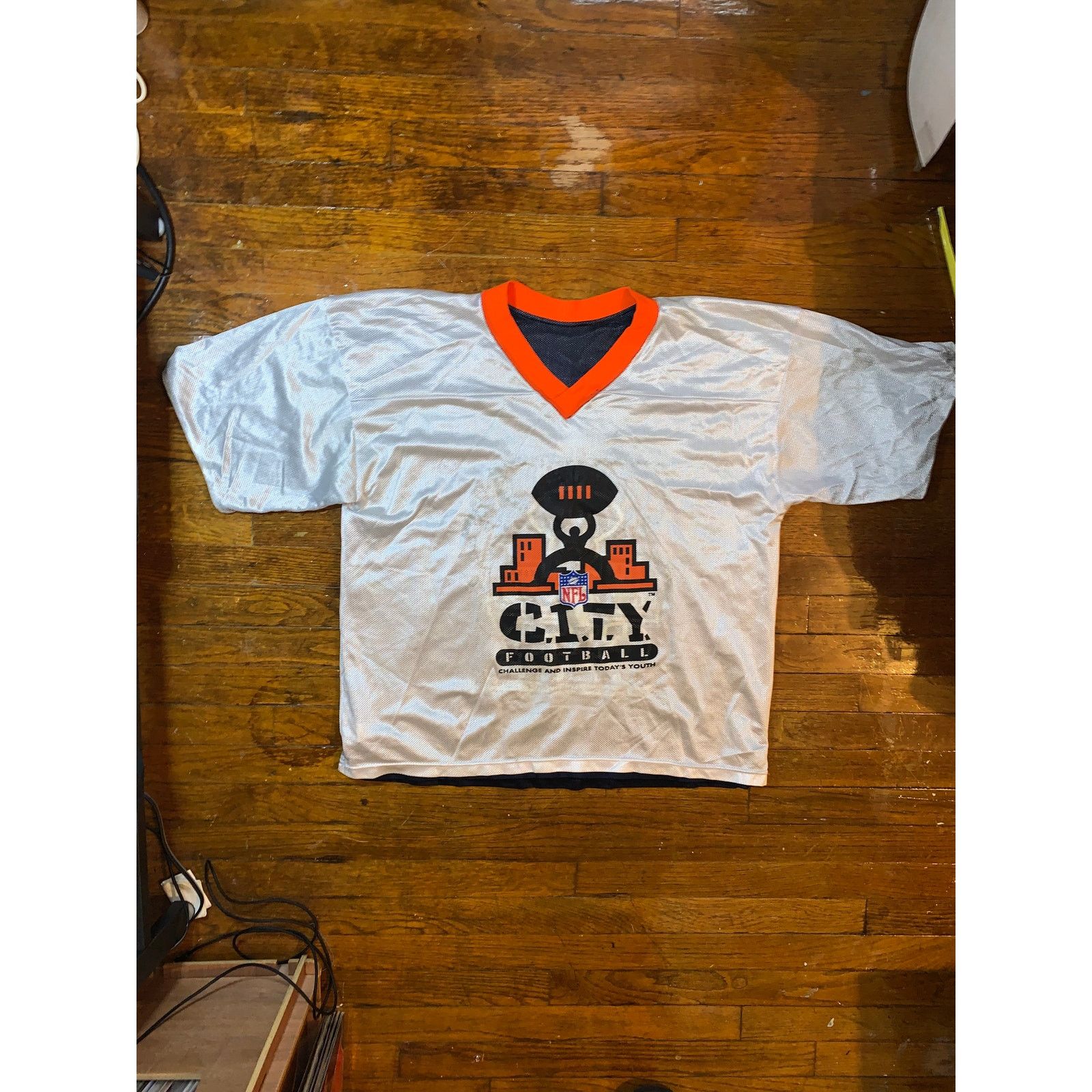 Vintage Vintage Chicago Bears Reversible Jersey Russell 90s Large Size US L / EU 52-54 / 3 - 4 Thumbnail