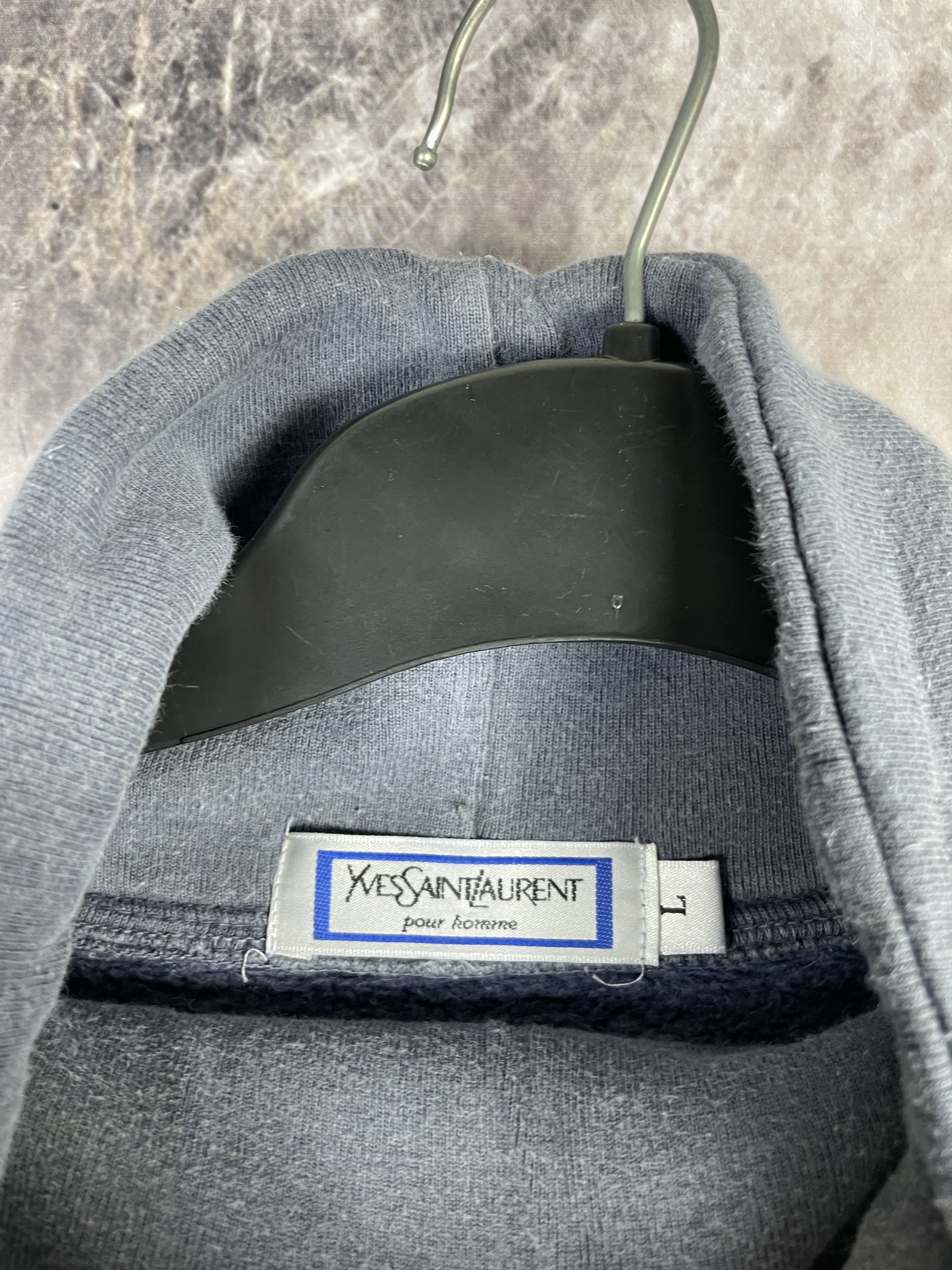 Yves Saint Laurent Yves Saint Laurent Men’s Sweatshirt Y2K Designer Size US L / EU 52-54 / 3 - 4 Thumbnail