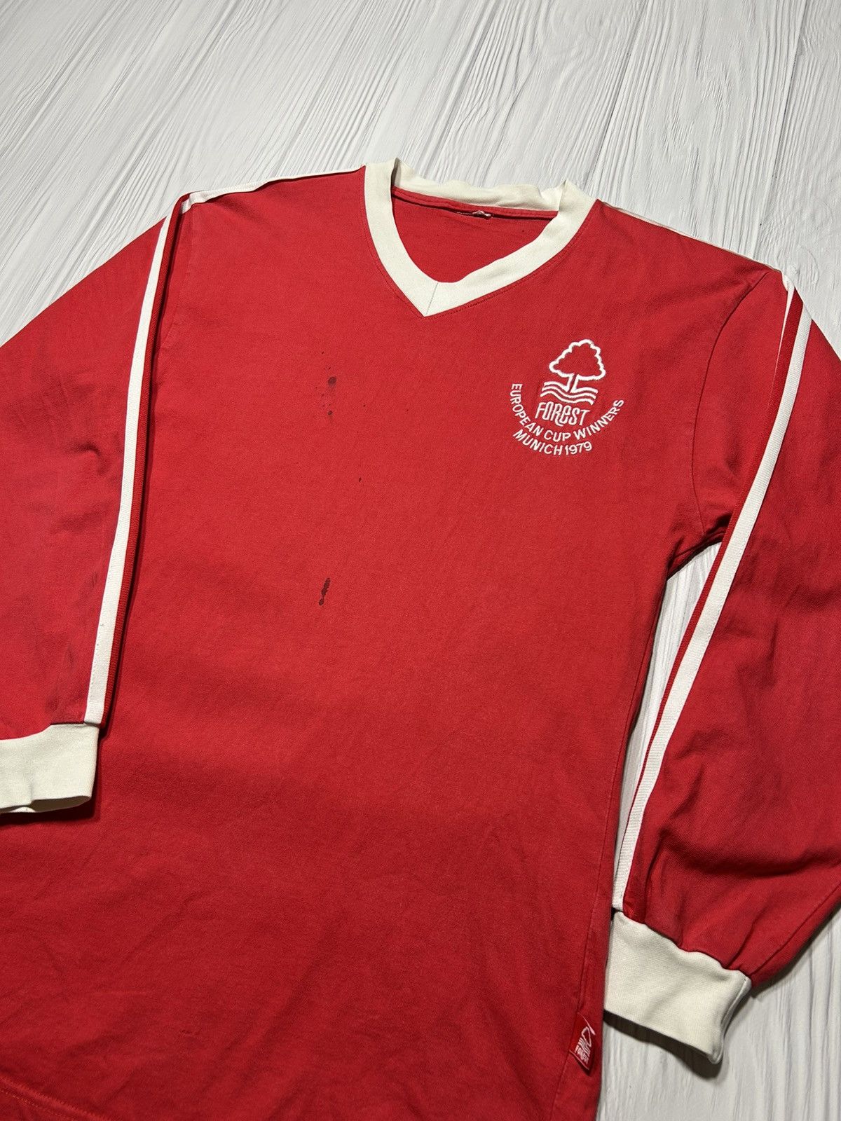 Vintage Vintage Nottingham Forest 1977-80 Very Rare Soccer Jersey Size US M / EU 48-50 / 2 - 3 Thumbnail