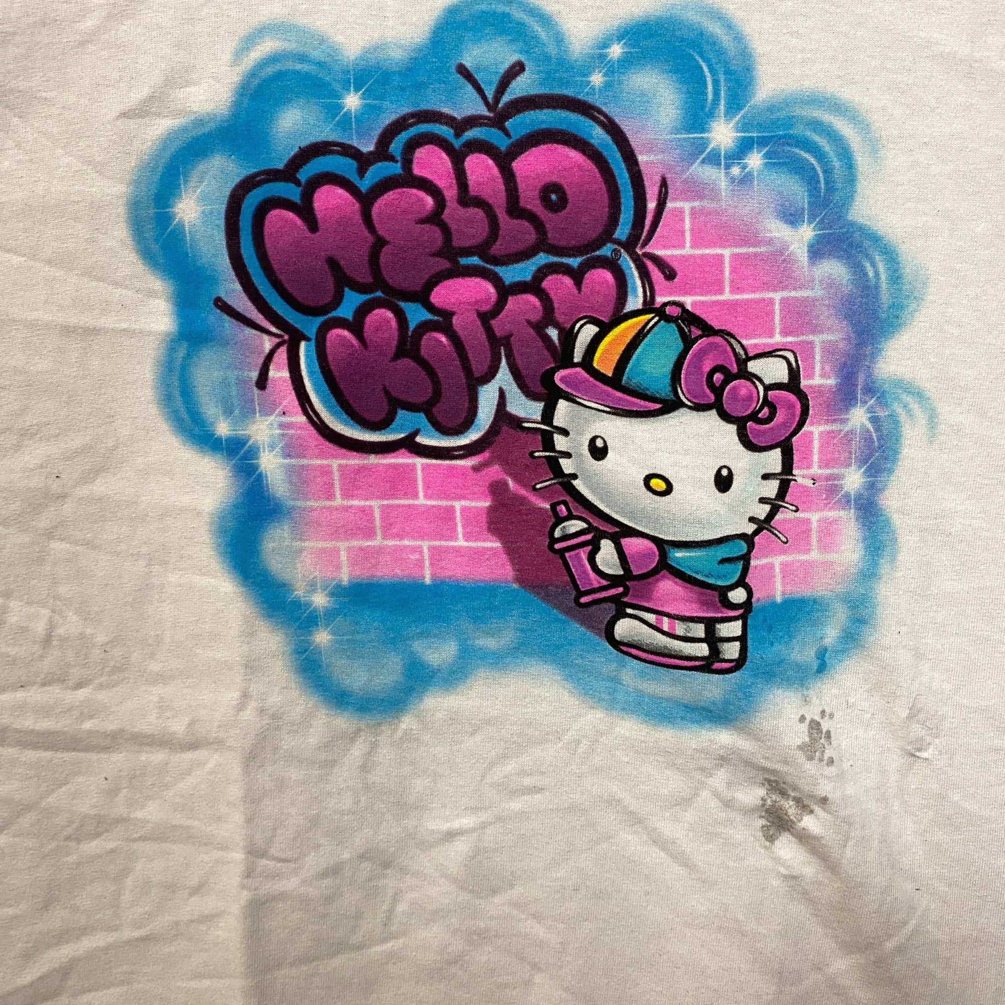 Other Sanrio Hello Kitty Graffiti Art T-Shirt 2XL Size XXL / US 16-18 / IT 52-54 - 2 Thumbnail