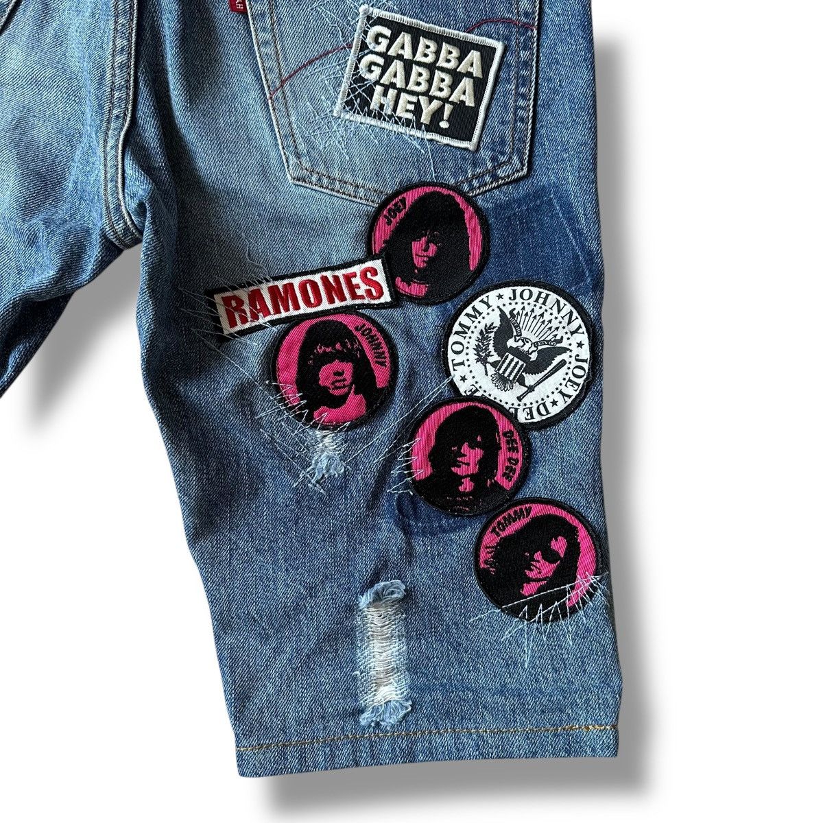 Hysteric Glamour 💸DELETE SOON💸 Hysteric Glamour Ramones Denim Shorts Size US 29 - 8 Thumbnail