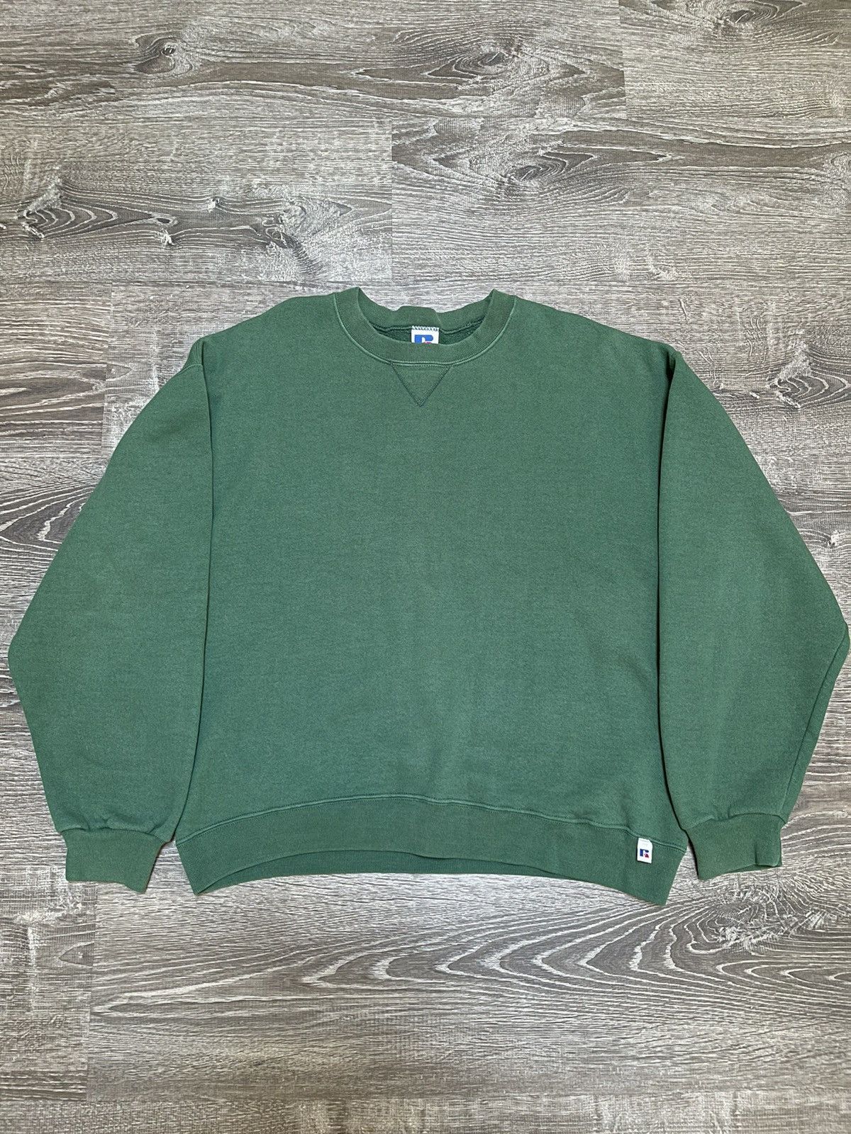Vintage Russell Athletic Forest Green Crewneck Sweatshirt