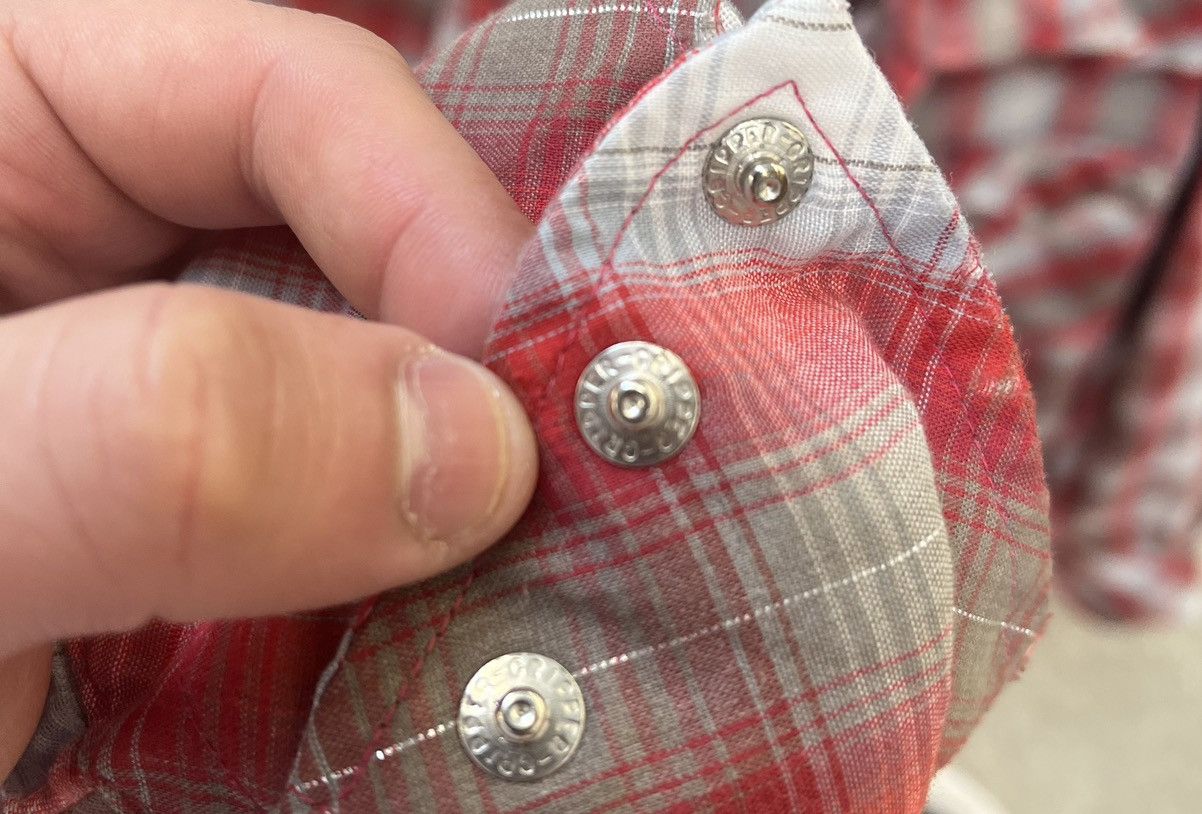 Japanese Brand Vintage cropped thrashed western Pearl snap shirt RARE Size US M / EU 48-50 / 2 - 14 Thumbnail
