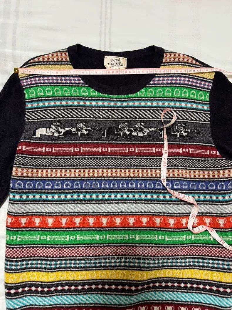 Hermes Hermes Cashmere Sweater, 30% Cashmere + 70% Wool Size US XL / EU 56 / 4 - 3 Thumbnail