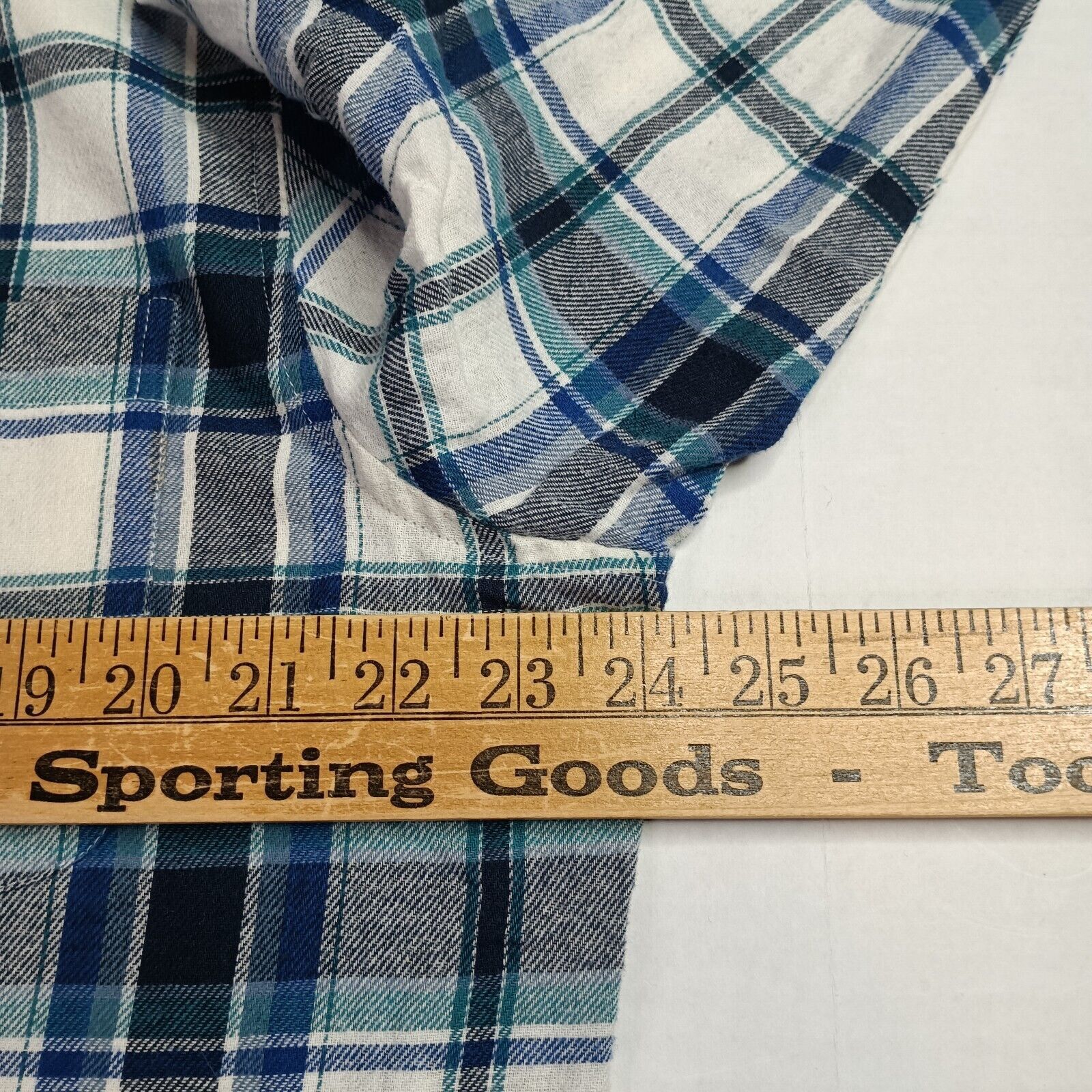 Saddlebred Saddlebred Flannel Shirt Men's L Blue Plaid Classic Fit Size US L / EU 52-54 / 3 - 5 Thumbnail