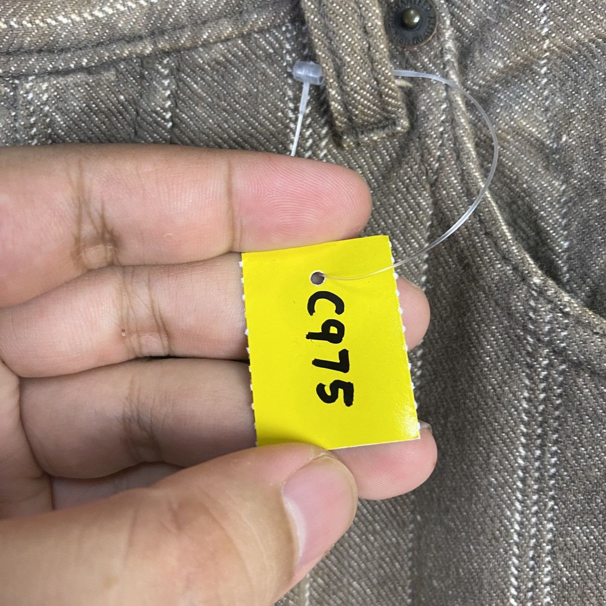 Japanese Brand DL Bee Bell Beige stripe cargo Casual Pants #C975 Size US 30 / EU 46 - 12 Thumbnail