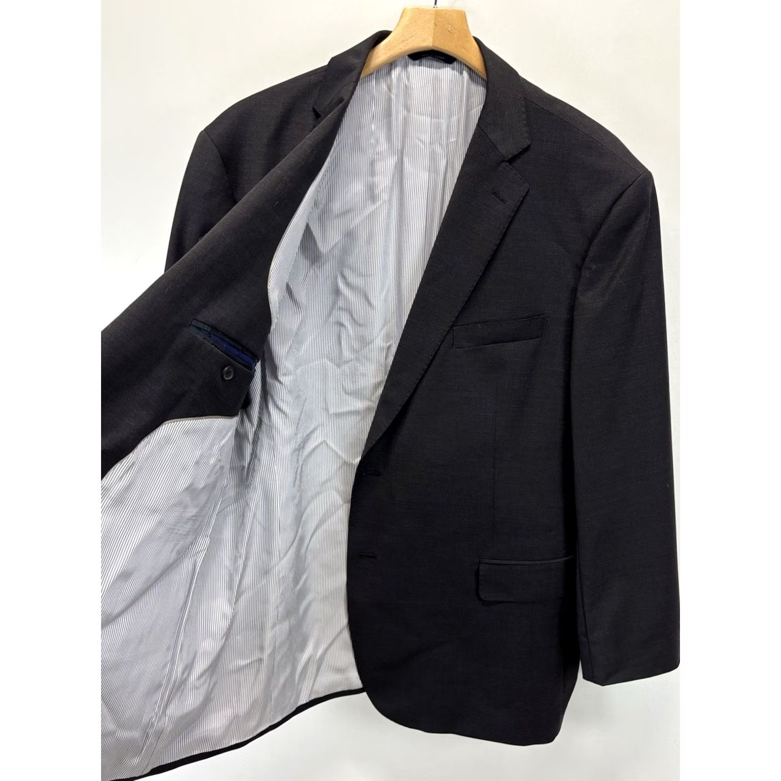 Brooks Brothers Brooks Brothers Explorer Madison Fit Blazer 48R Grey Blue Wool Jacket Luxury Mens Blazer Madison Fit 48 Grey Blue Wool Classic Size 48R - 4 Thumbnail