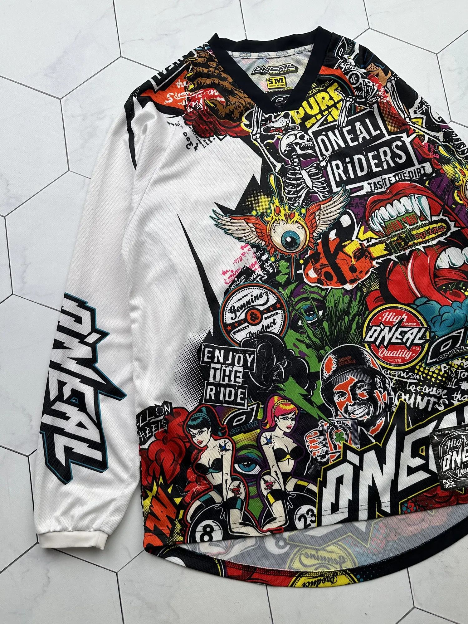 O'Neill O'Neal Motocross Mayhem Jersey Element Punk Rock (B393) Size US M / EU 48-50 / 2 - 2 Thumbnail