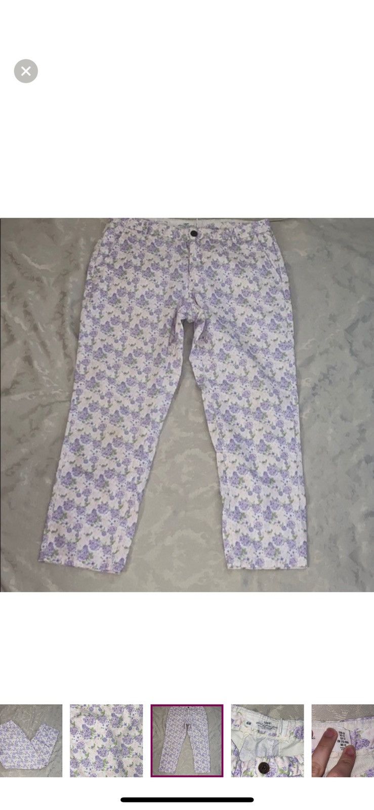 H&M LOGG by h&m floral pants size 12 Size 34" / US 12 / IT 48 - 2 Thumbnail