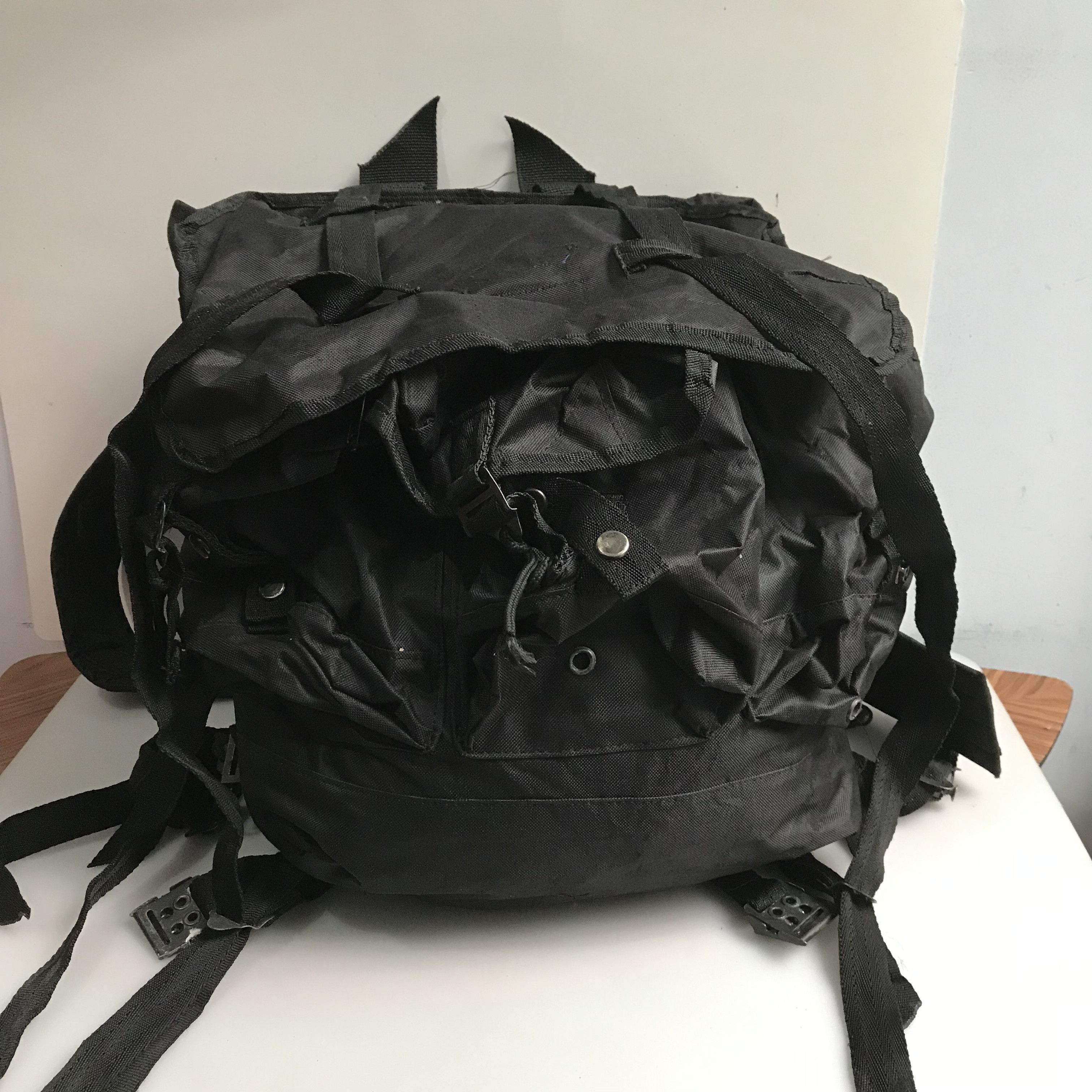Aeronautica Militare Vintage Military Army Big Bag Combat black Army The Big Size ONE SIZE - 6 Thumbnail