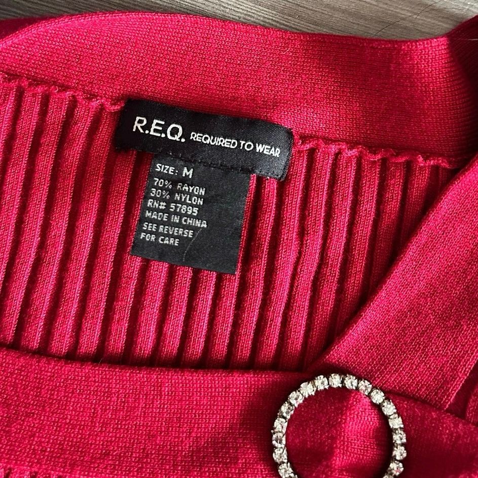 Other req required to wear red knit sweater top Size M / US 6-8 / IT 42-44 - 3 Thumbnail
