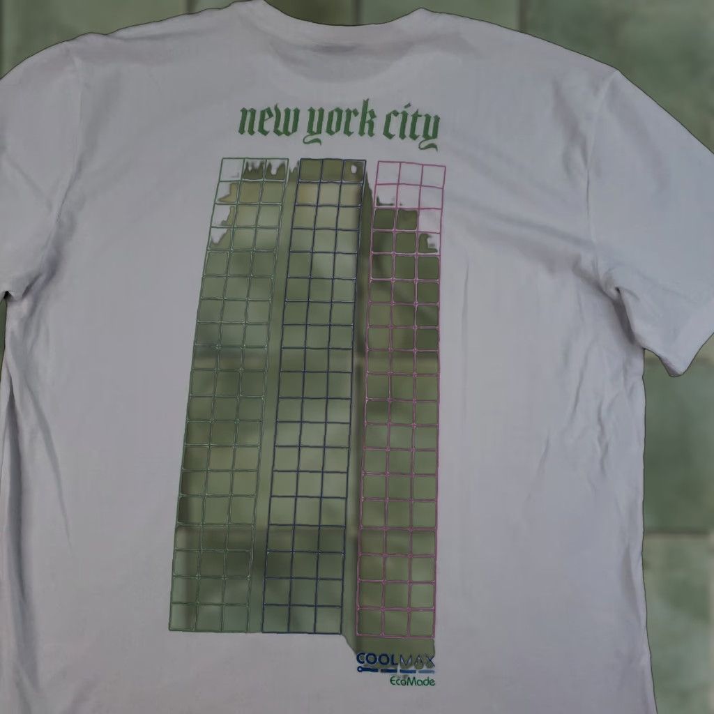 H&M H&M Shirt Mens XL White Short Sleeve Crew Neck NWT New York City Street Wear City Logo Urban Casual T-Shirt Size US XL / EU 56 / 4 - 1 Thumbnail