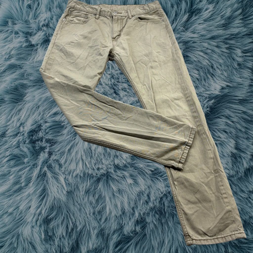 Levi 508 Jeans Mens 30x30 Tan Khaki Regular Tapered Cotton Casual Preppy in Beige, Men's