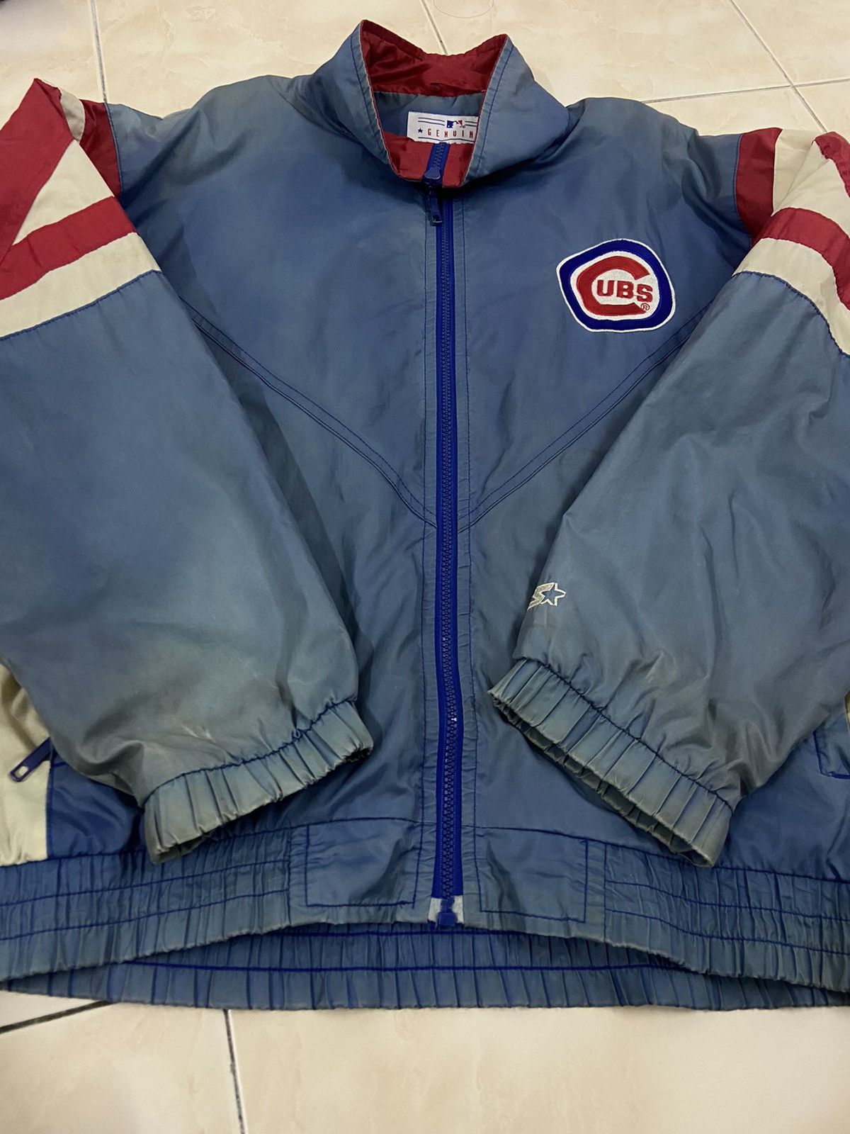 MLB × Starter Vintage Chicago Cubs Baseball Starter Jacket MLB Streetwear Size US M / EU 48-50 / 2 - 9 Thumbnail
