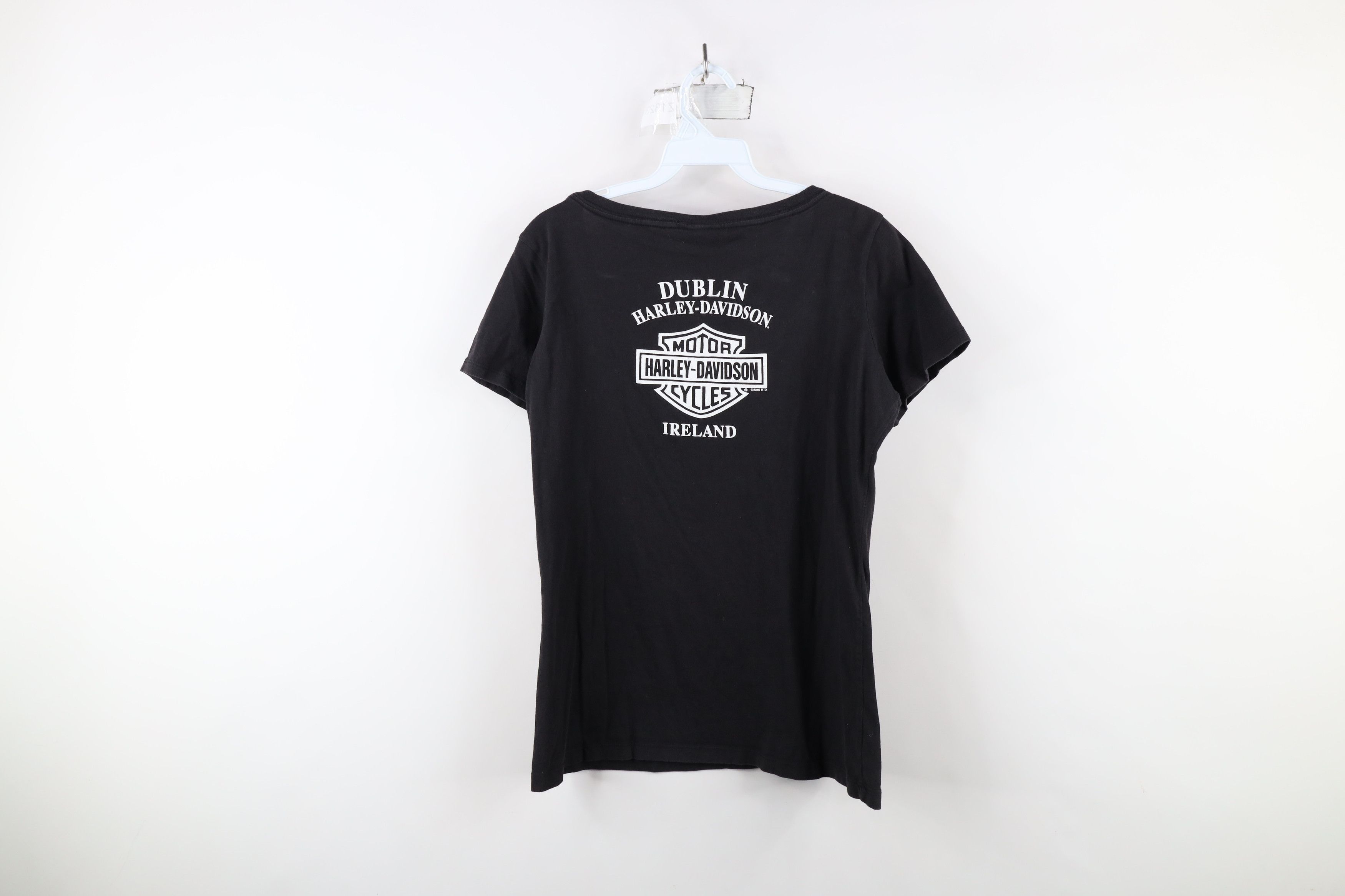 Harley Davidson × Vintage Vintage Y2K Harley Davidson Dublin Ireland T-Shirt Black Size XL / US 12-14 / IT 48-50 - 10 Thumbnail