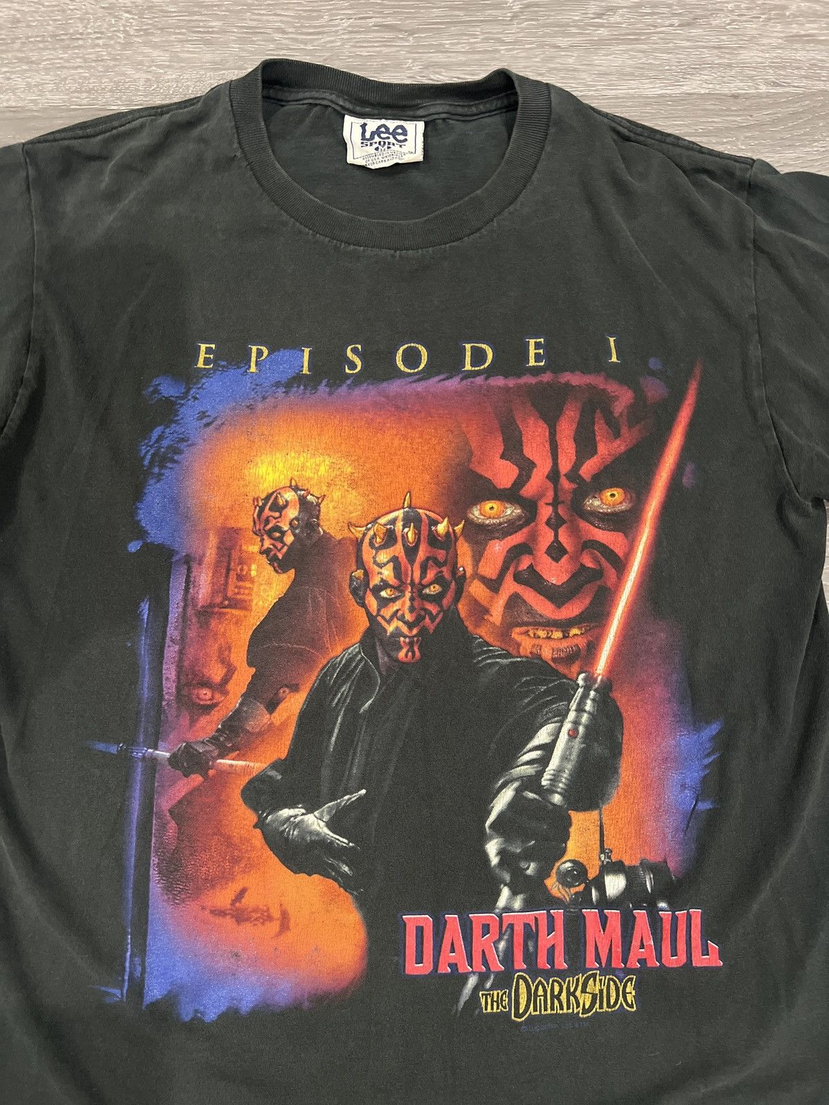 Vintage Star Wars Episode I Darkside shirt hot Lee Sport Mens size Large