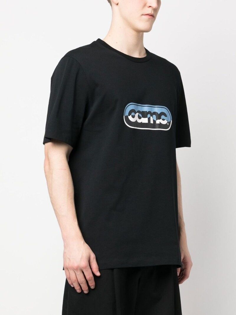 OAMC o1y0225 Logo Crewneck T-Shirt in Black Size US S / EU 44-46 / 1 - 3 Thumbnail