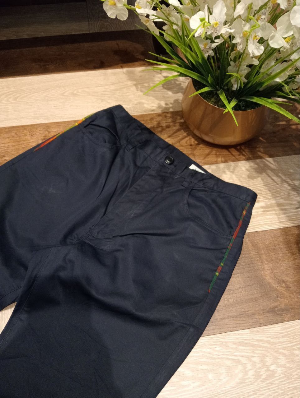 Issey Miyake SUNAOKUWAHARA by ISSEY MIYAKE CROPPED PANTS Size US 29 - 4 Thumbnail