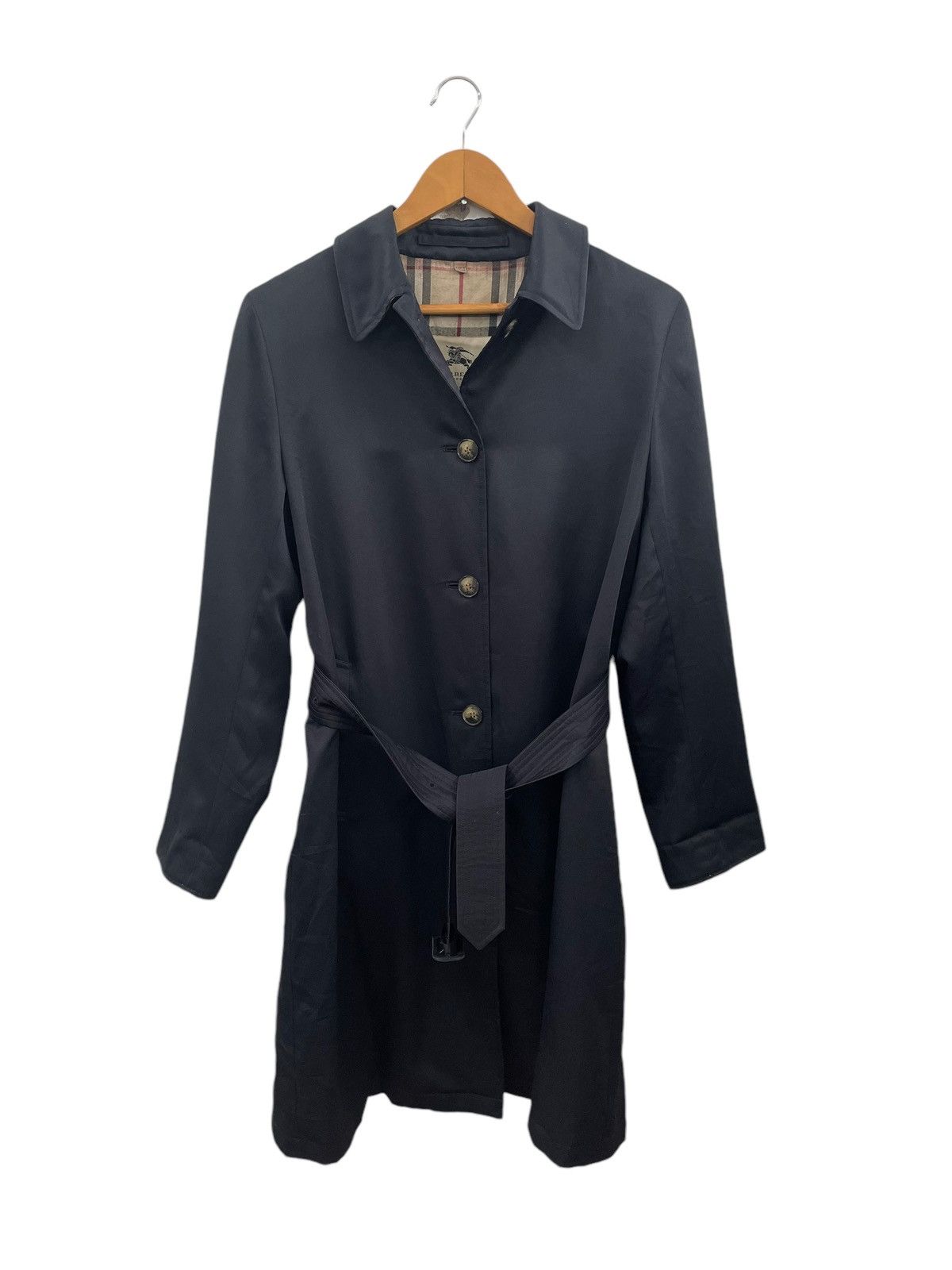 Burberry BURBERRY TRENCH COAT BELTED OVERCOAT CHECKERED PLAID Size US M / EU 48-50 / 2 - 1 Thumbnail