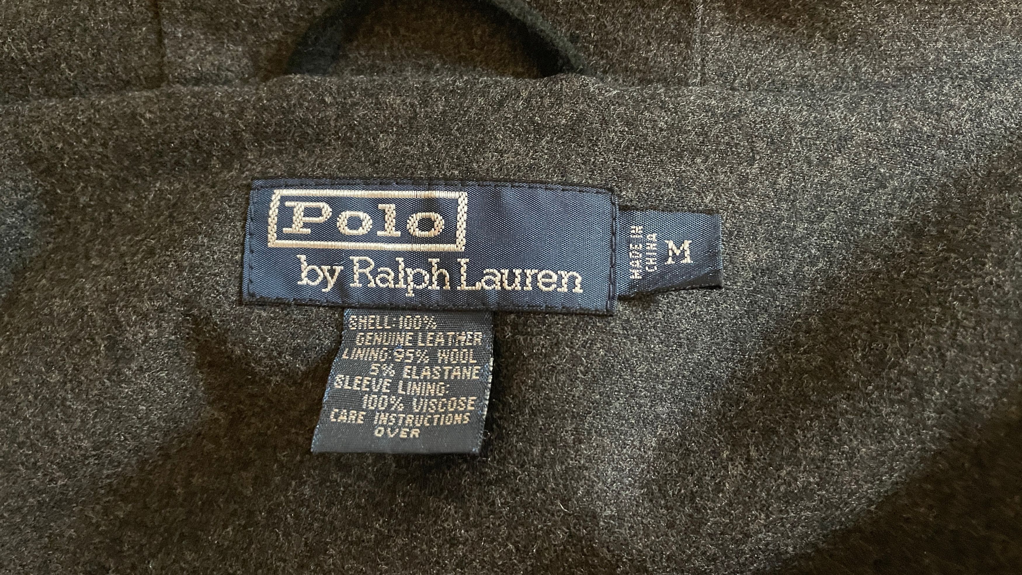 Polo Ralph Lauren RARE Black Suede Hooded Duffel Coat, Wool Lined - M/L Size US L / EU 52-54 / 3 - 13 Thumbnail