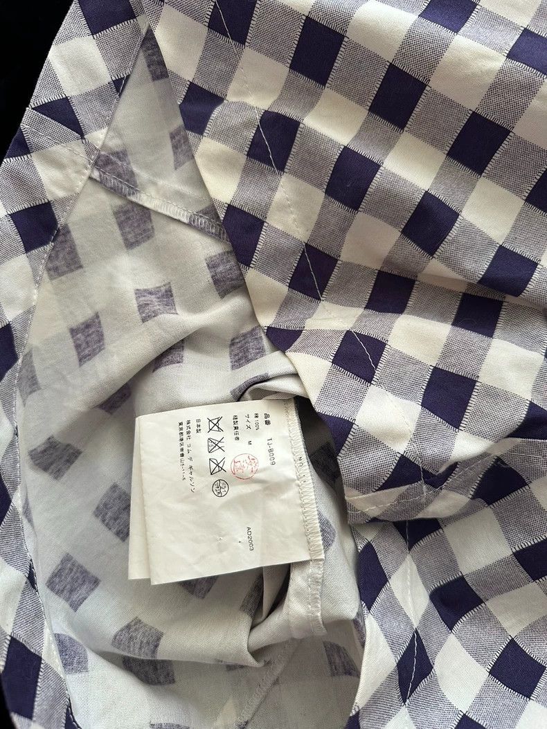 Comme des Garcons Comme Des Garcons Threaded little knot plaid top Size M / US 6-8 / IT 42-44 - 9 Thumbnail