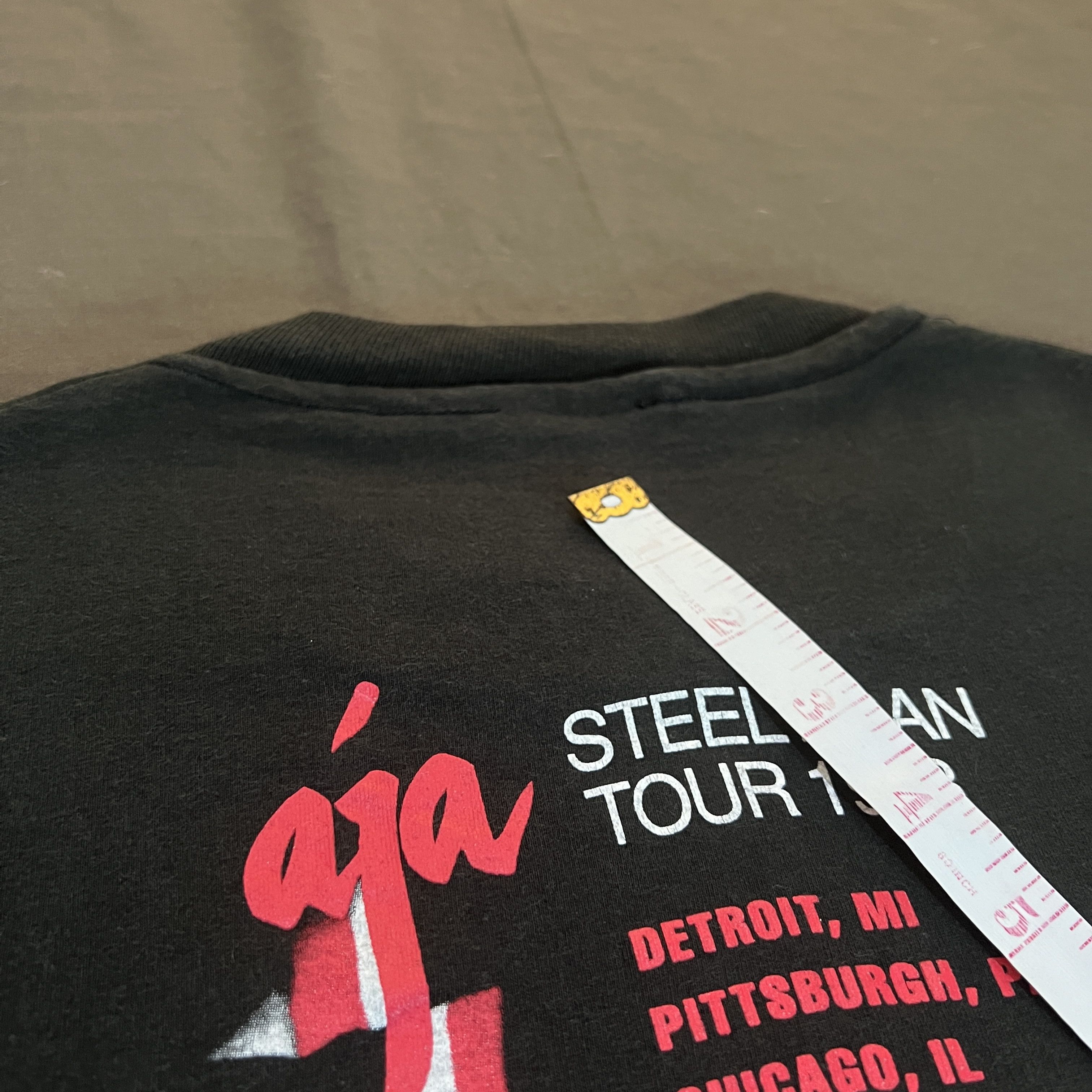 Band Tees Vintage 90s 1993 Steely Dan aja Promo Tour Tee Single stitch Size US L / EU 52-54 / 3 - 8 Thumbnail