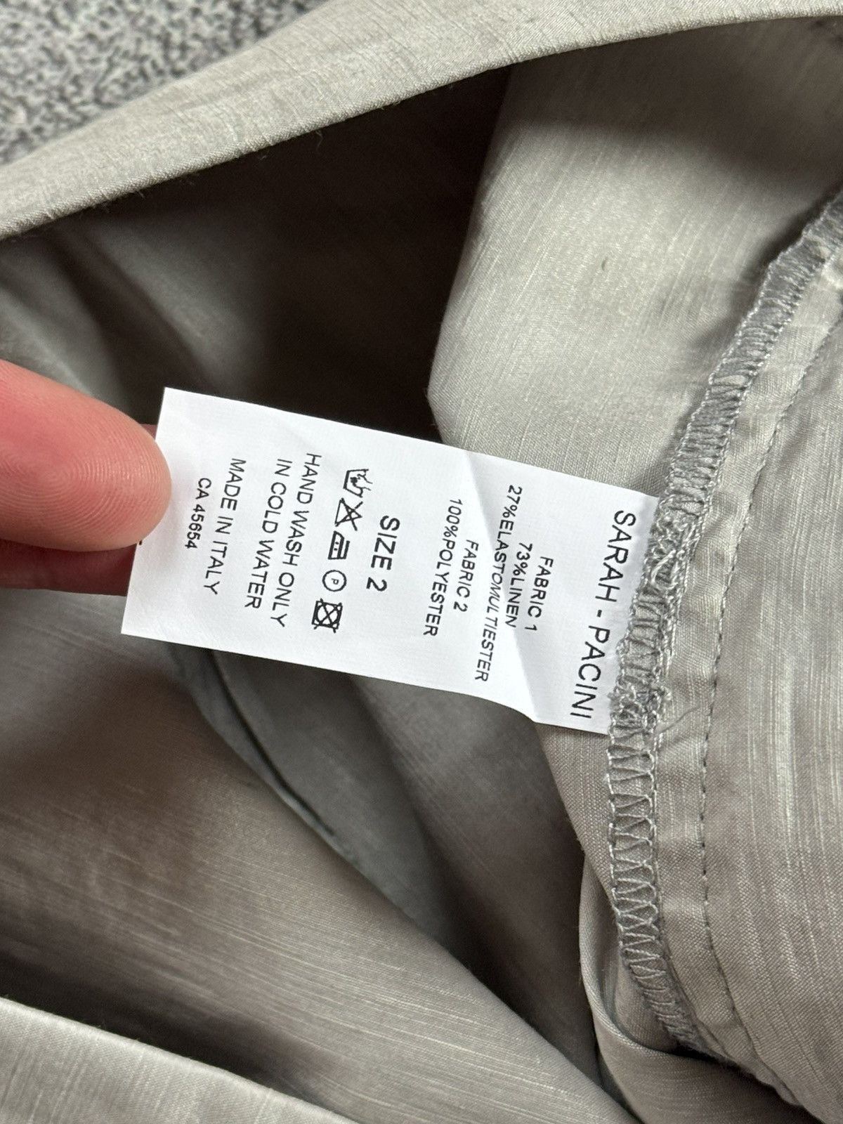 Sarah Pacini Sarah Pacini 2size pants trousers chinos avantgarde flared Size 26" / US 2 / IT 38 - 11 Thumbnail