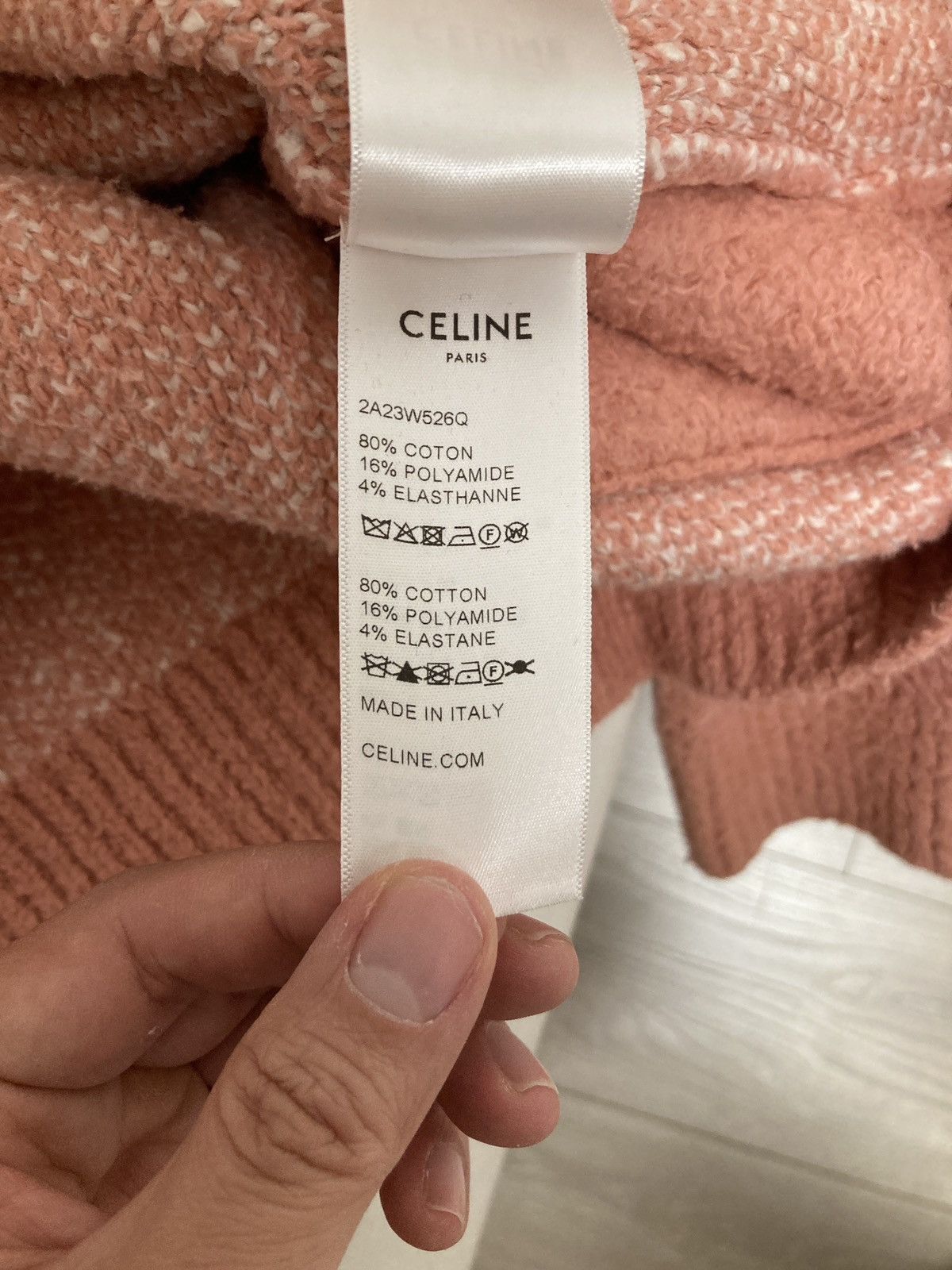 Celine CELINE BY HEDI SLIMANE 22SS RUNWAY PIECE ARTIST BAJA SWEATER Size US M / EU 48-50 / 2 - 9 Thumbnail
