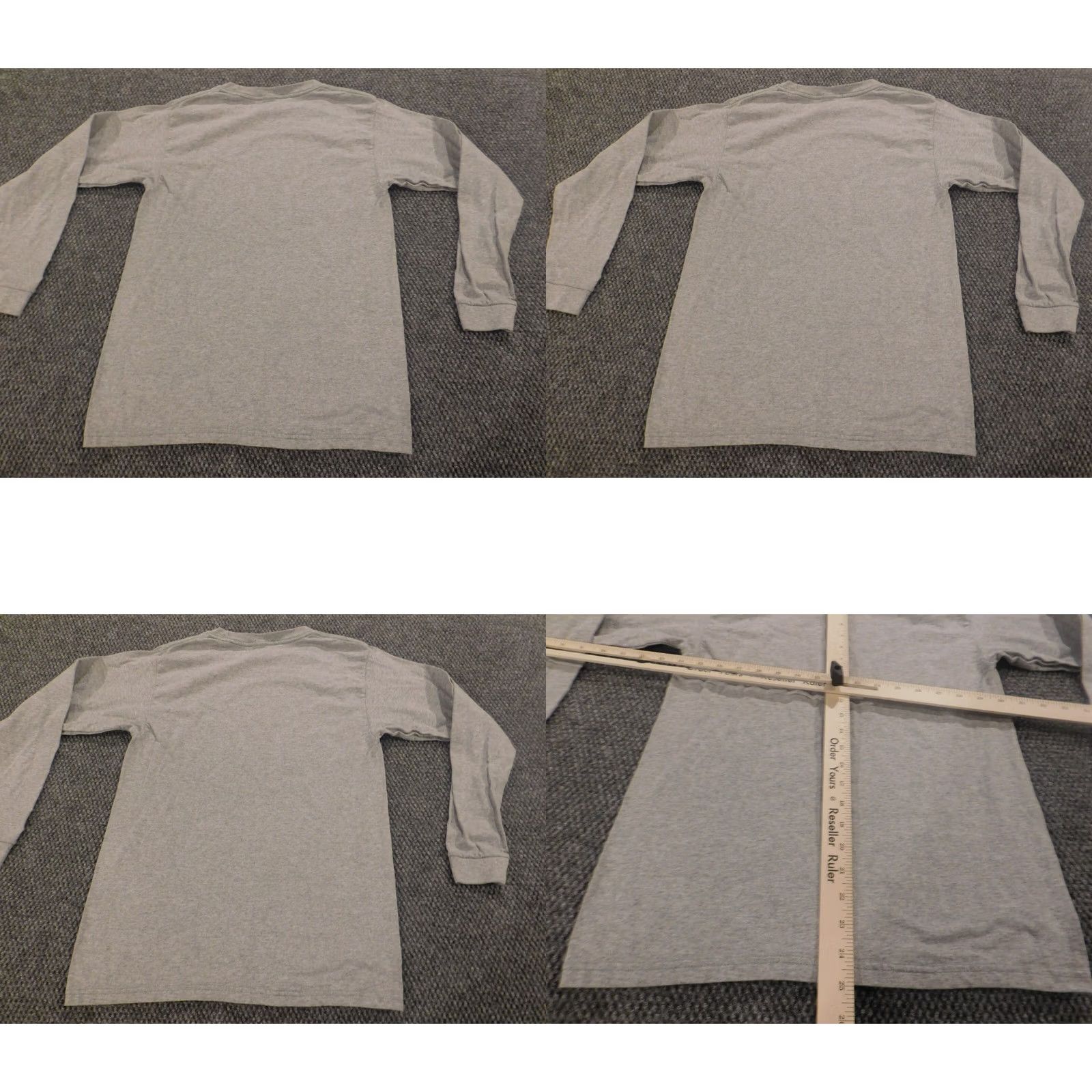 Calvin Klein Calvin Klein Womens Shirt Small Gray Long Sleeve Crew Neck Pullover Blouse Casual Floral Polyester Rayon Stretch Classic Regular Womens Size S / US 4 / IT 40 - 8 Thumbnail