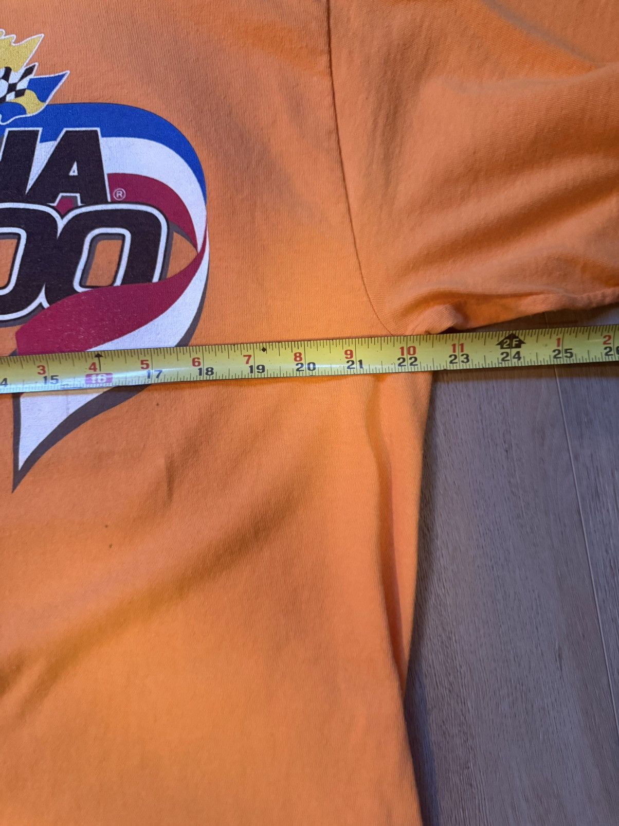 NASCAR 1998 Vintage Orange Daytona 500 Anniversary NASCAR tee Size US XL / EU 56 / 4 - 4 Thumbnail