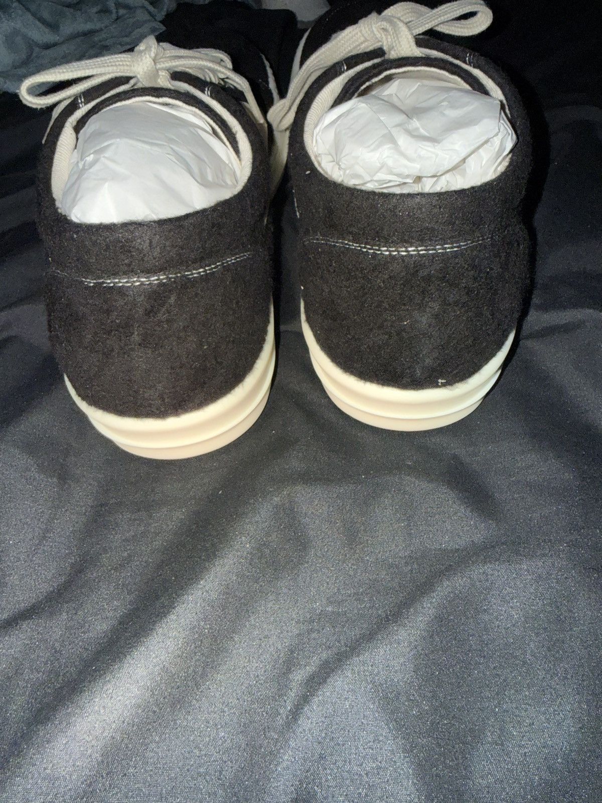 Rick Owens Rick owens DRKSHDW Vintage Low black milk Size US 11 / EU 44 - 10 Thumbnail