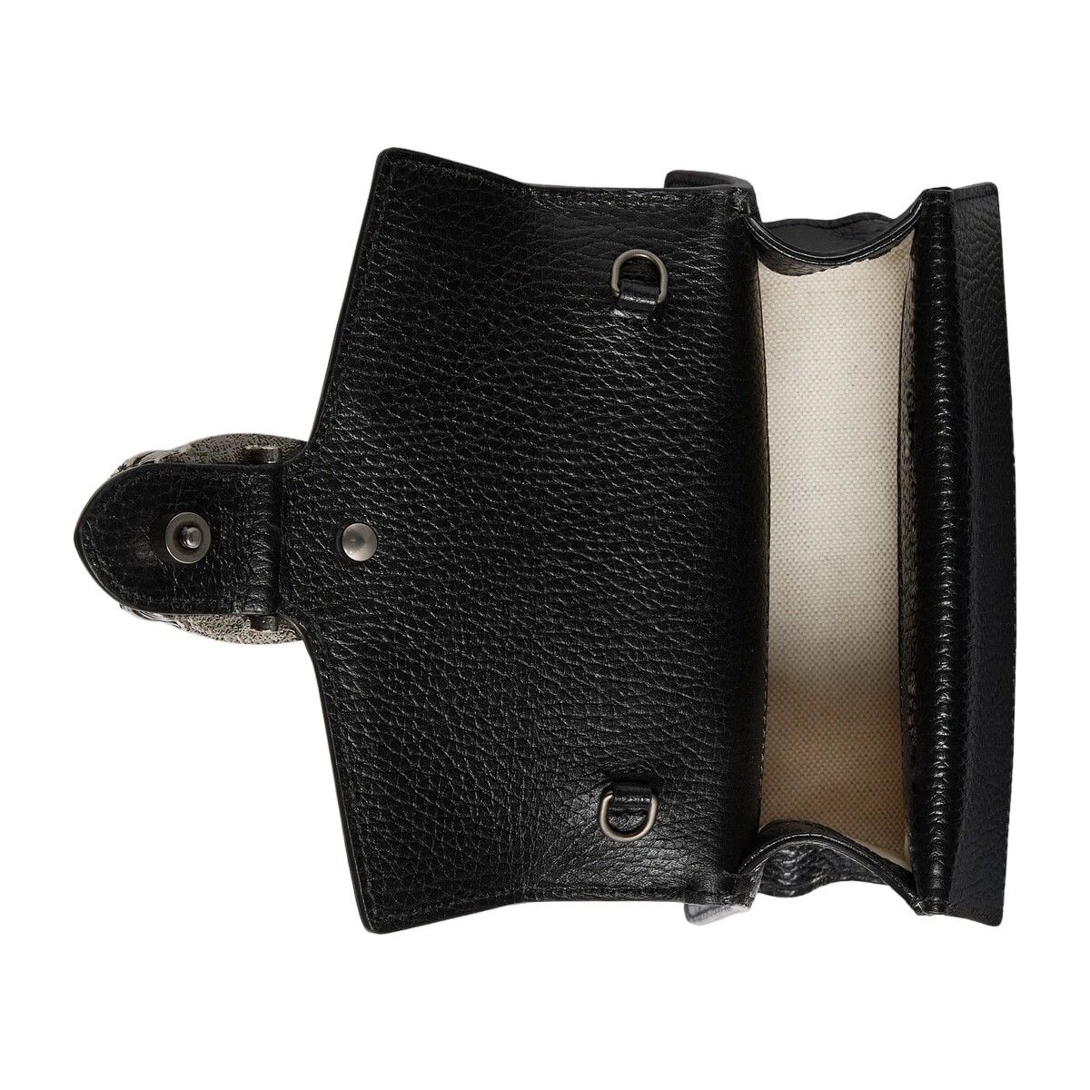 Gucci GUCCI Dionysus Mini Black Leather Top Handle New Authentic Size ONE SIZE - 3 Thumbnail
